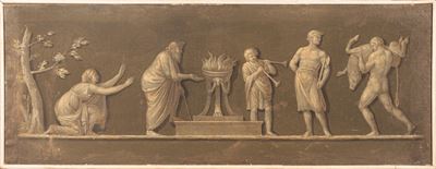 Scena di Sacrificio Pagano, En Grisaille