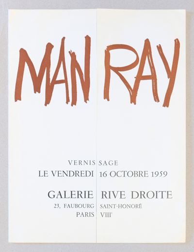 Vernissage Le Vendredi 16 Octobre 1959, plaquette