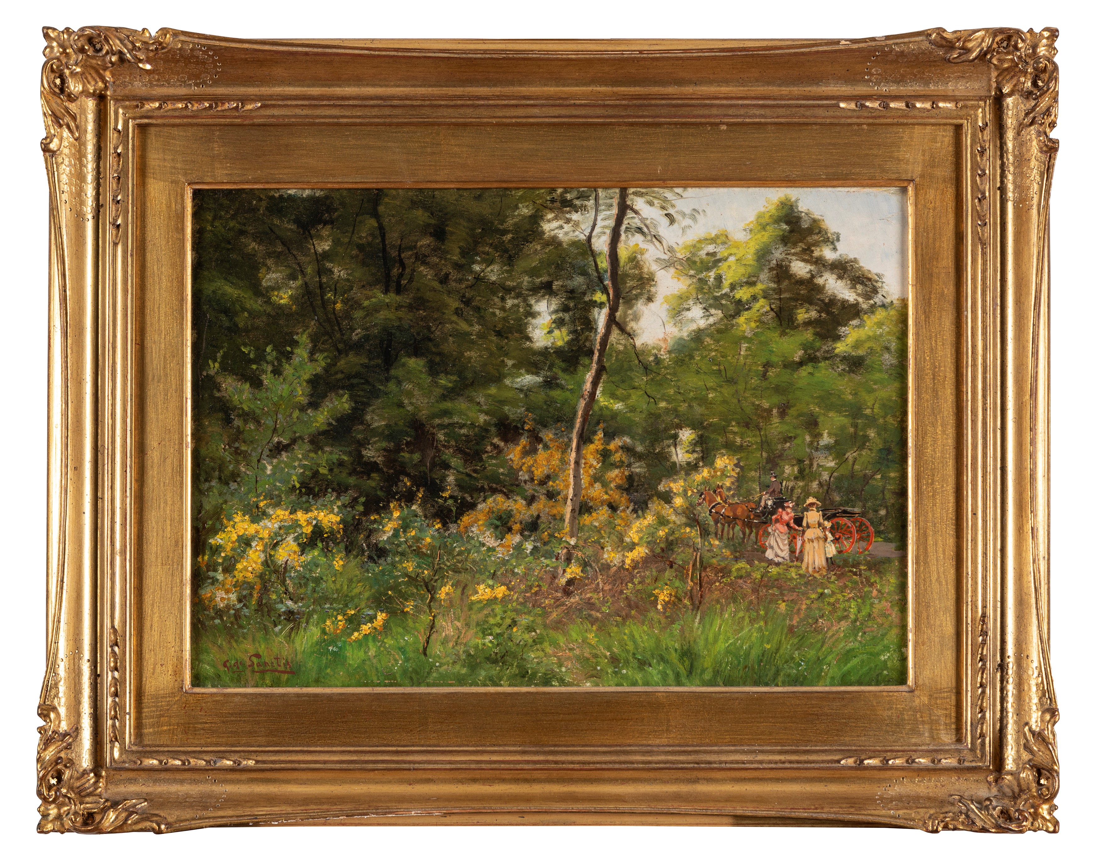 Giuseppe De Sanctis - Pomeriggio al Bois De Boulogne
