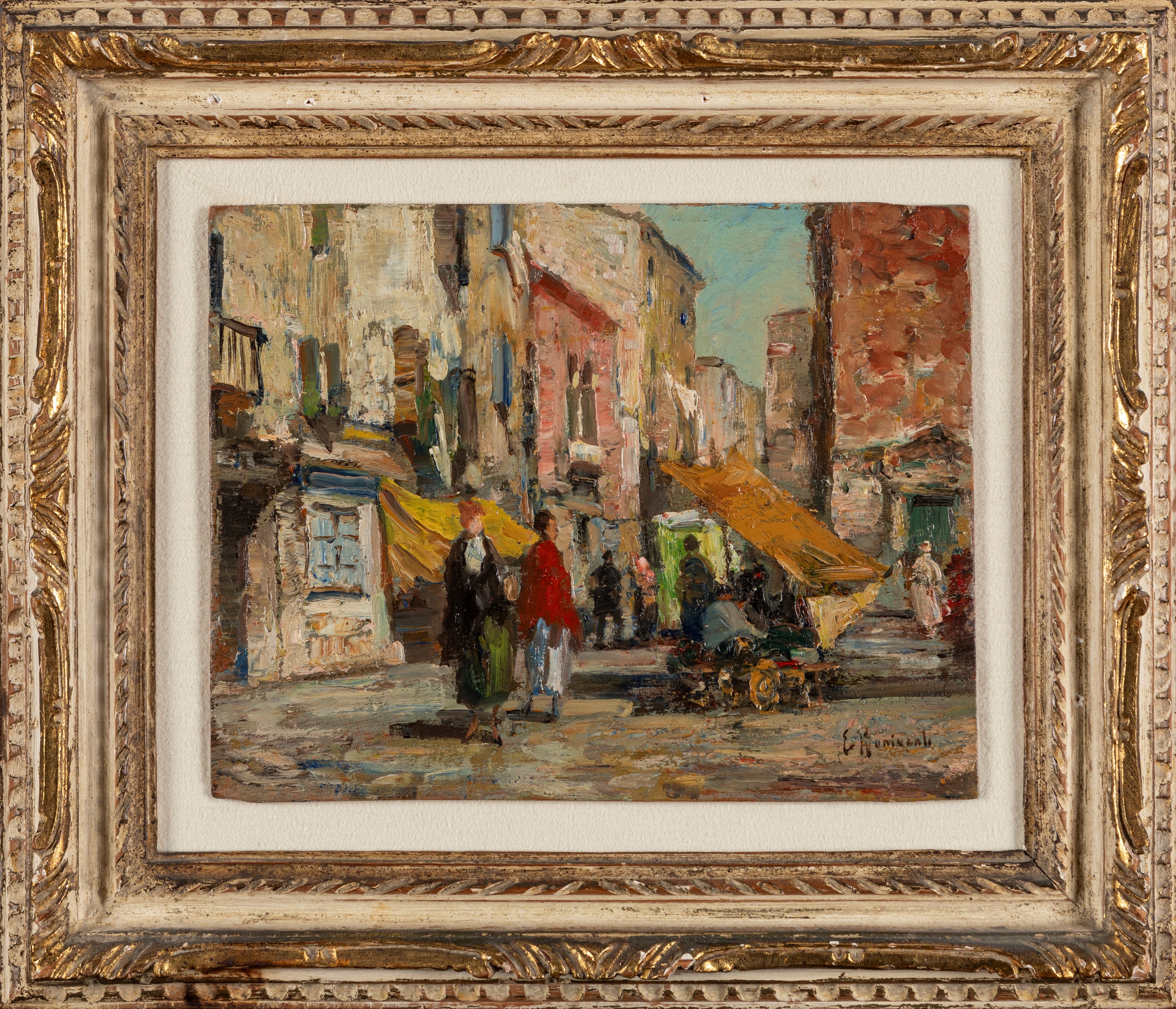 Eugenio Bonivento - Venezia, Mercato in Campo Santa Margherita