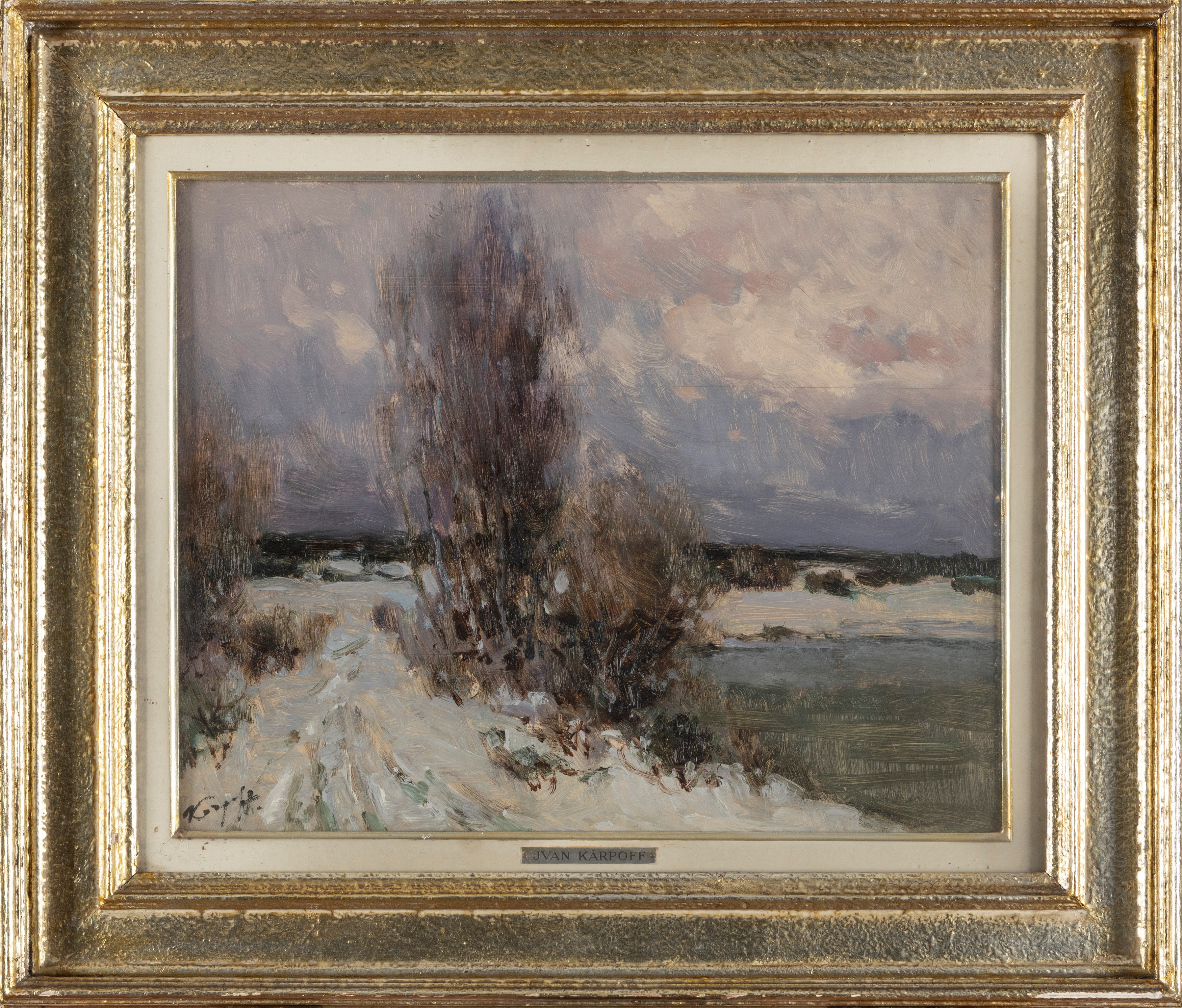 Ivan Karpoff - Paesaggio Innevato