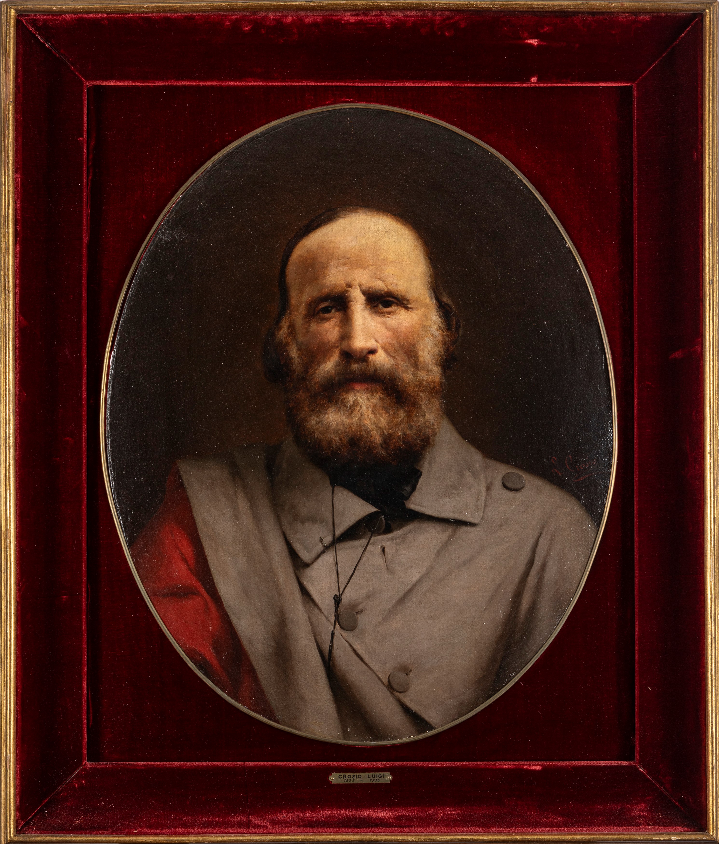 Luigi Crosio - Ritratto di Giuseppe Garibaldi