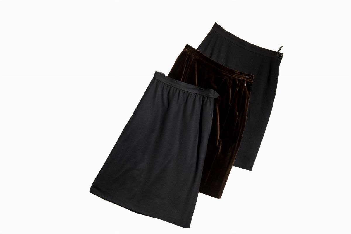 Yves Saint Laurent Rive Gauche, Yves Saint Laurent Variation - Lotto di Sei Gonne