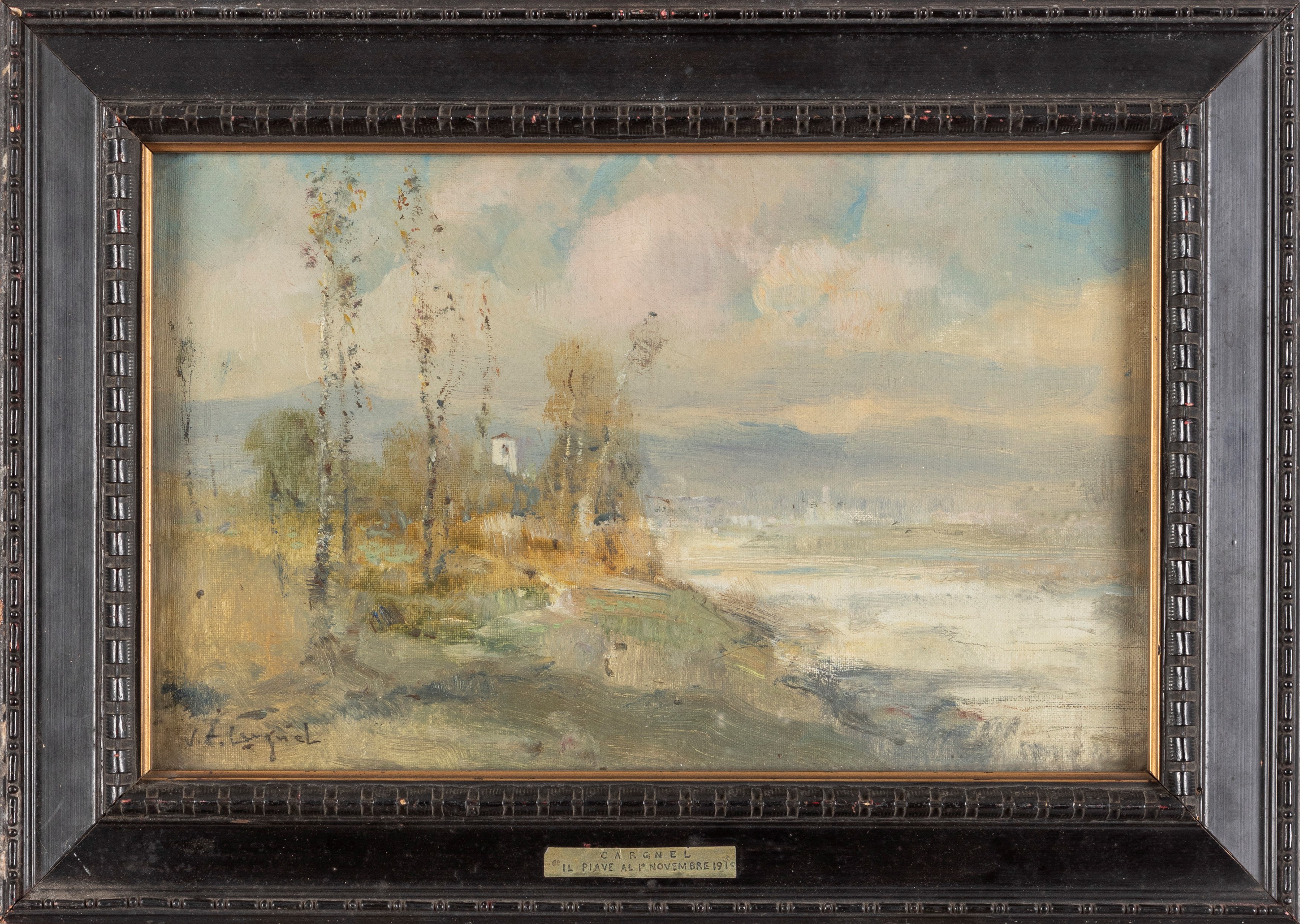 Vittore Antonio Cargnel - Il Piave del Montello, 1 Novembre 1919