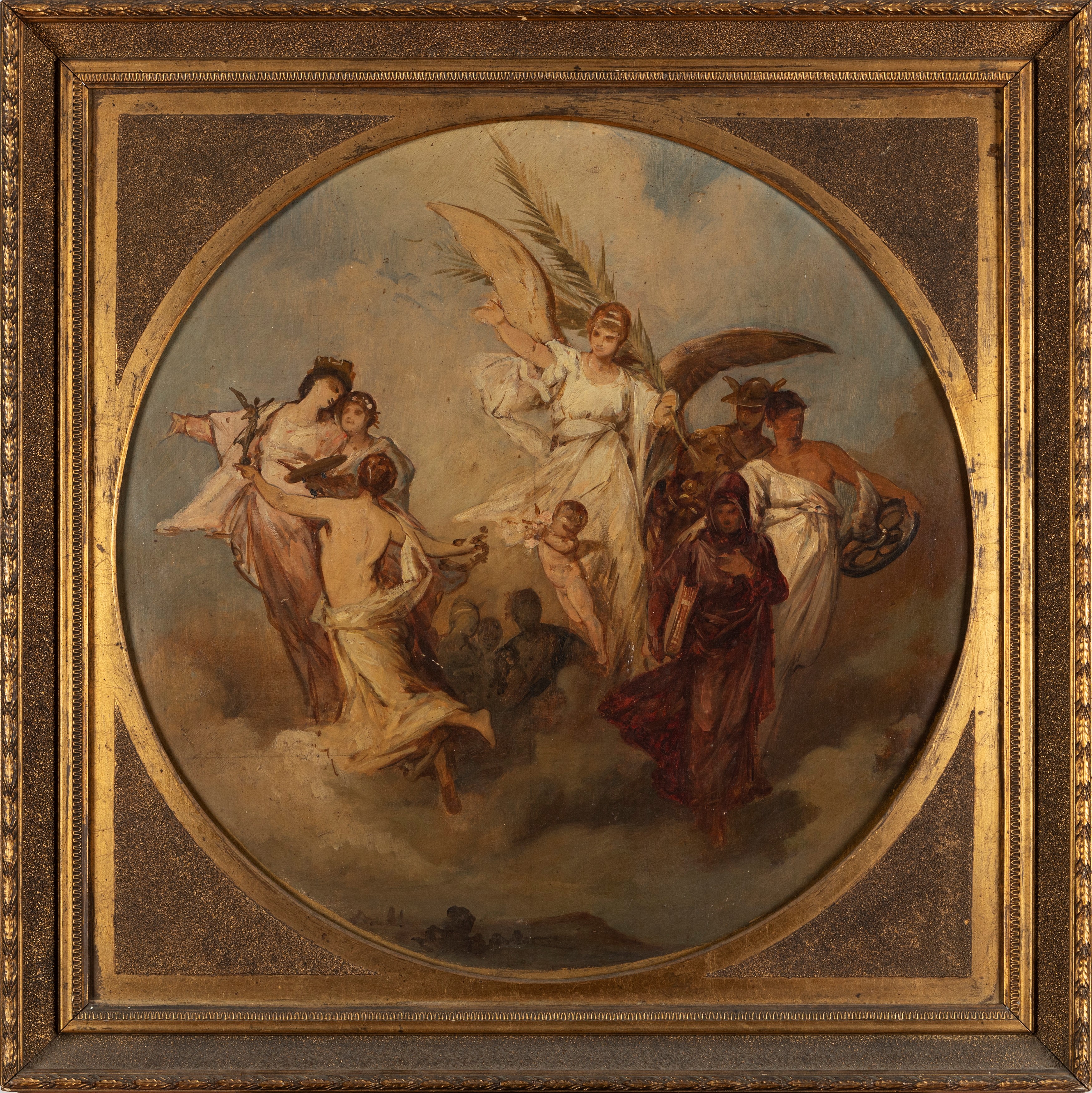 Giuseppe Mentessi - Composizione Allegorica
