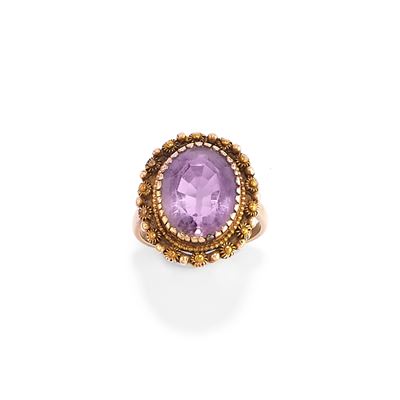 Anello con Ametista