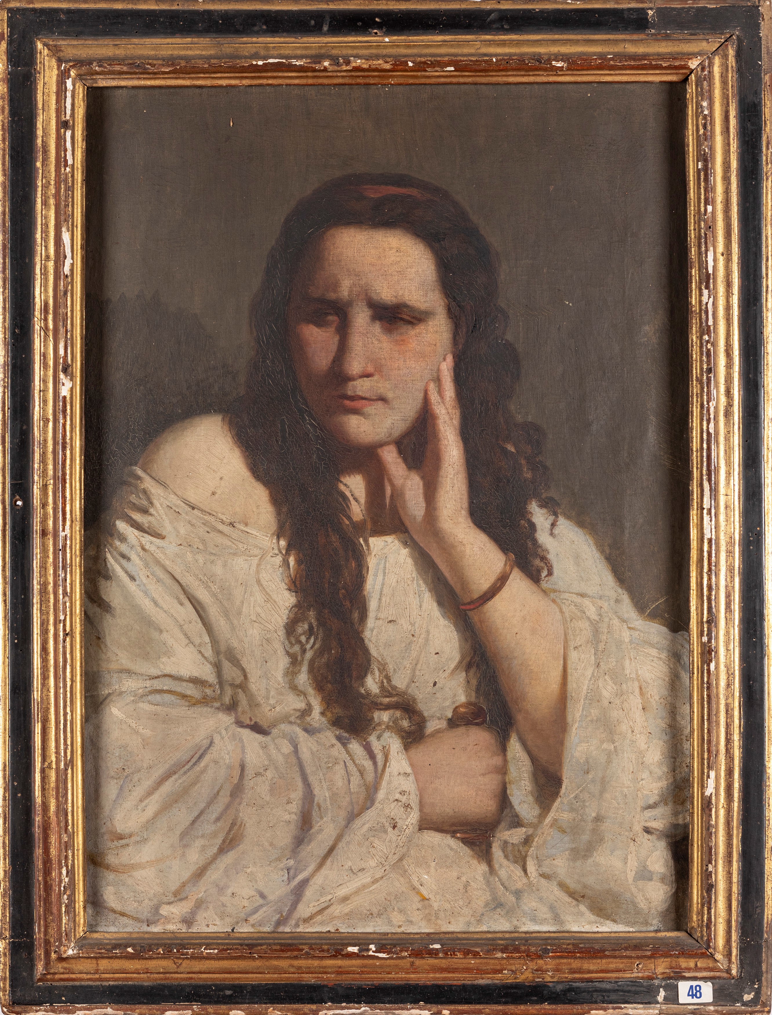Attribuito a Anselm Feuerbach (spira, 1829 – Venezia, 1880) - Giuditta