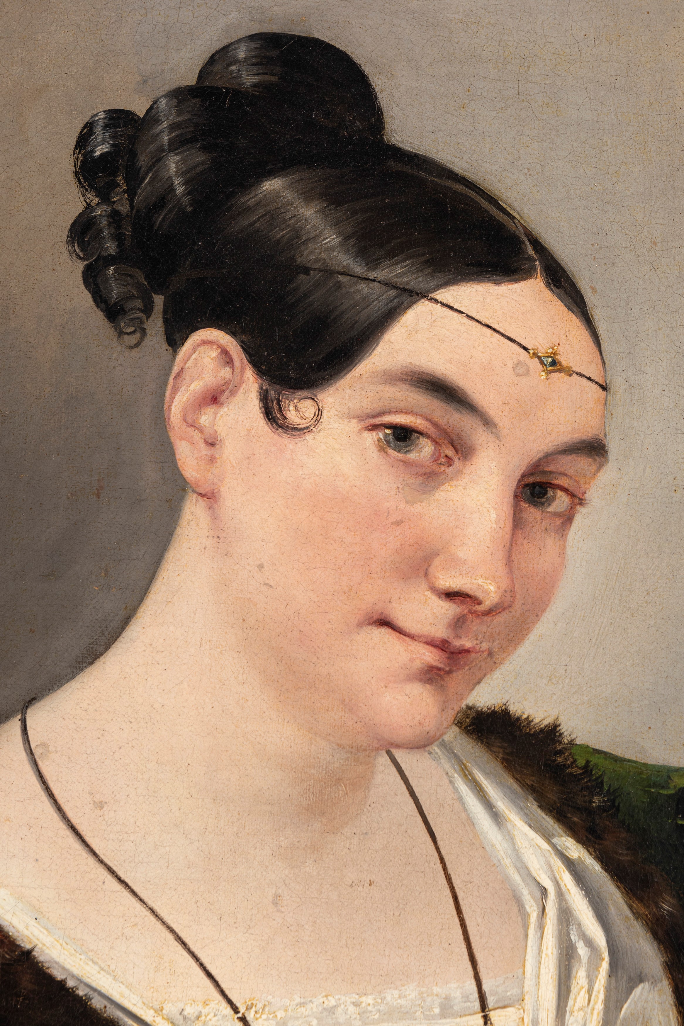 Maestro Mitteleuropeo, Secolo XIX - Ritratto Femminile