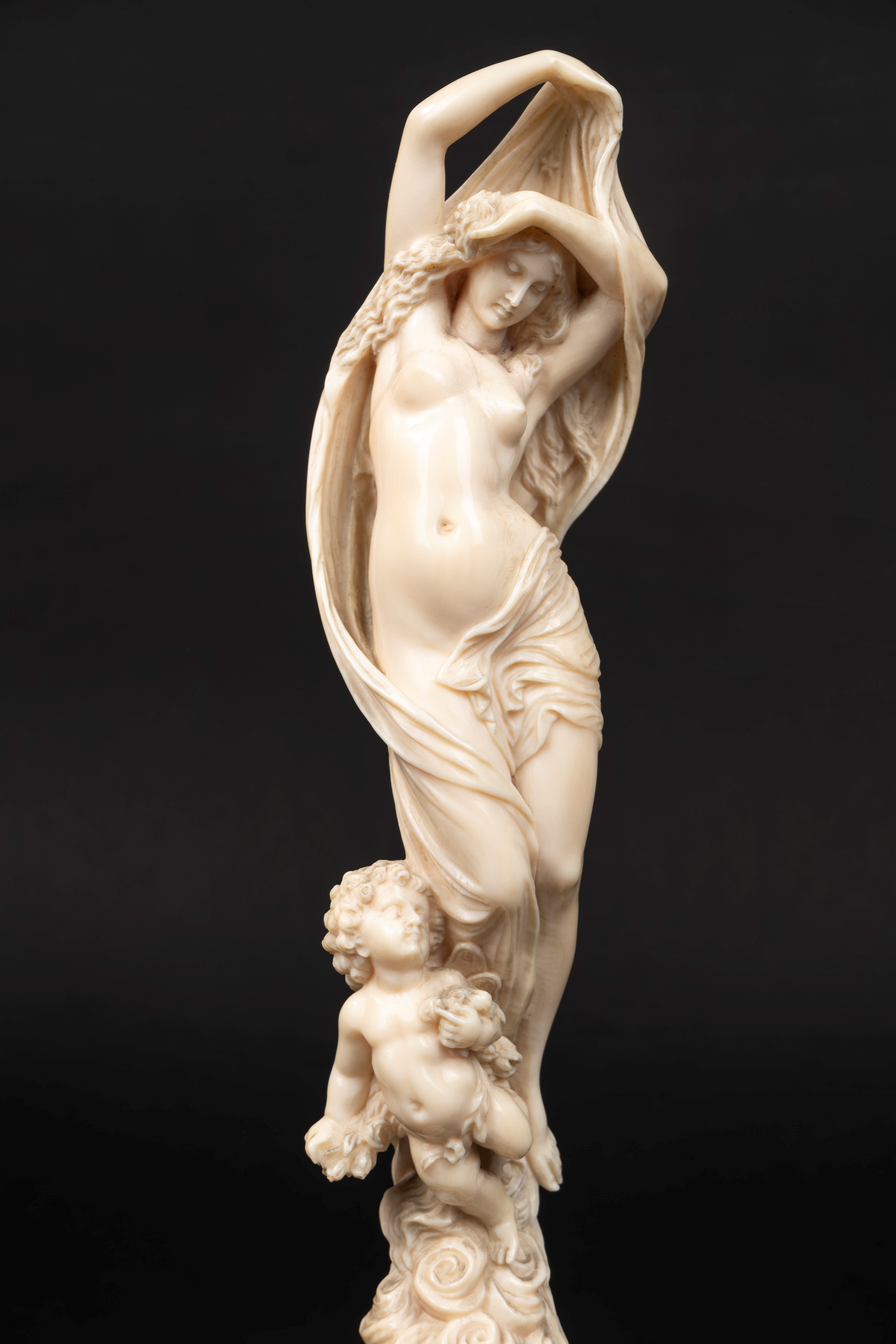 Scuola Francese, Secolo XIX - ☼ Venere e Amore (allegoria Dell'inverno)