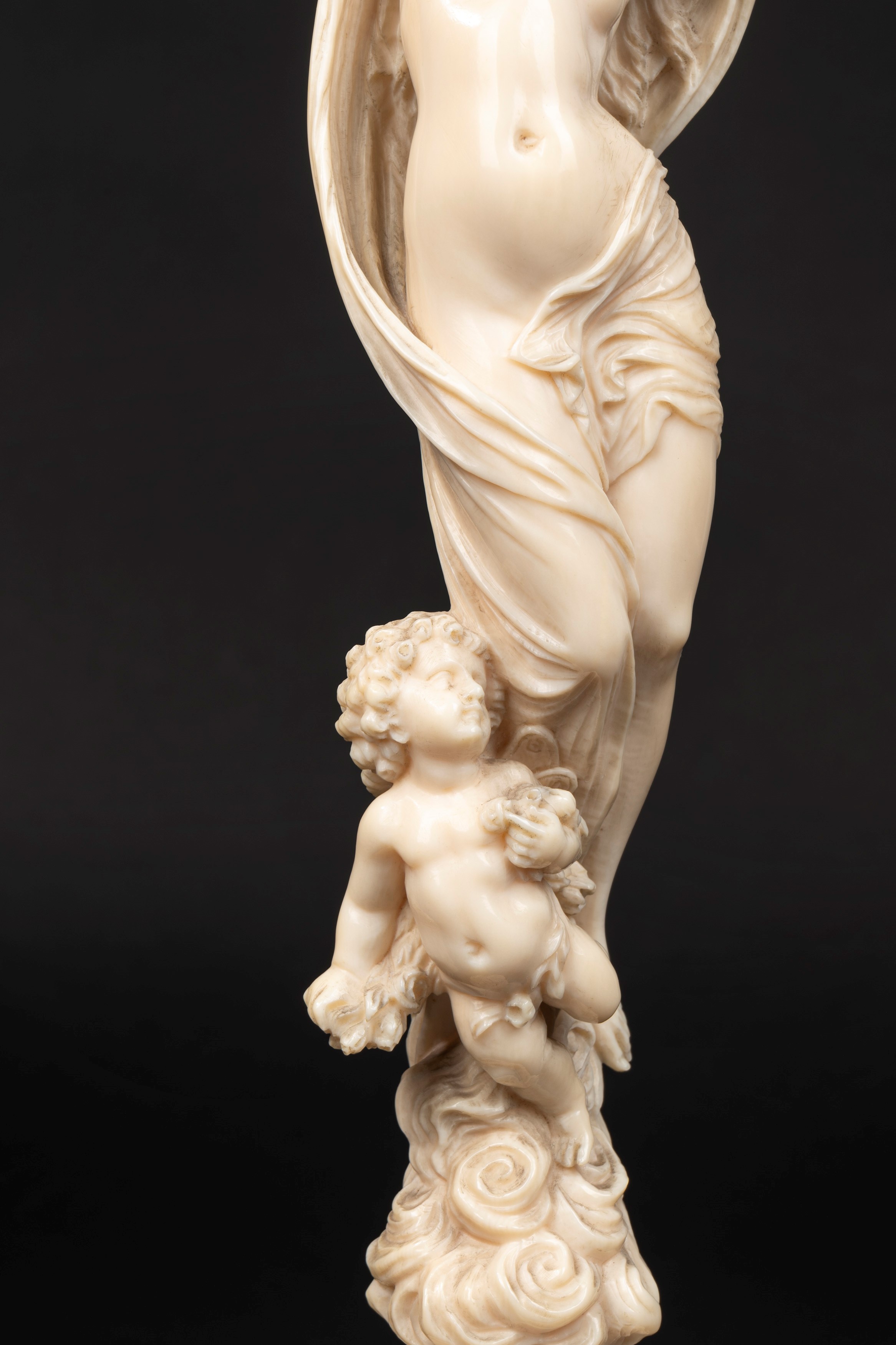 Scuola Francese, Secolo XIX - ☼ Venere e Amore (allegoria Dell'inverno)