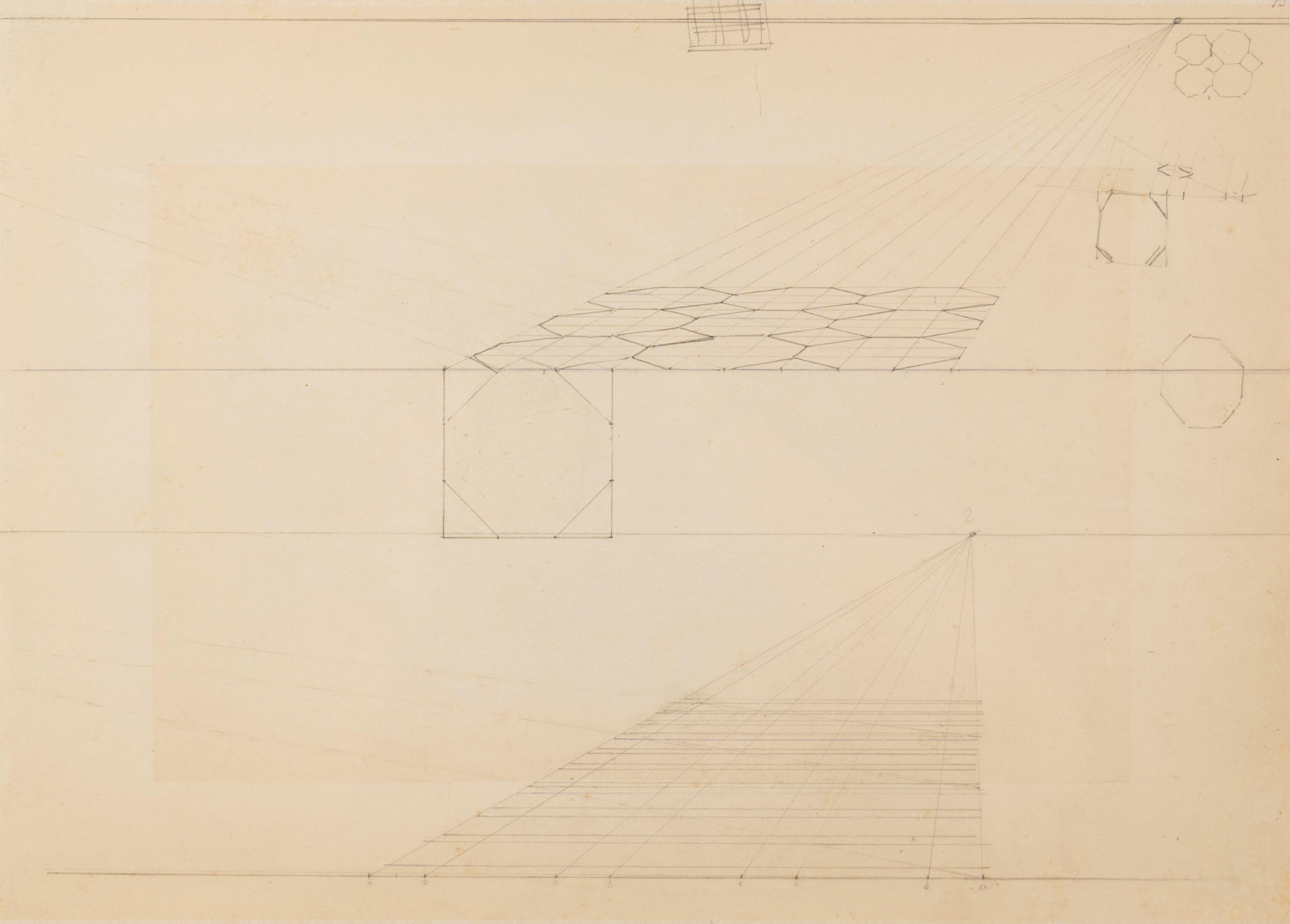 Ippolito Caffi - Studi di Prospettiva