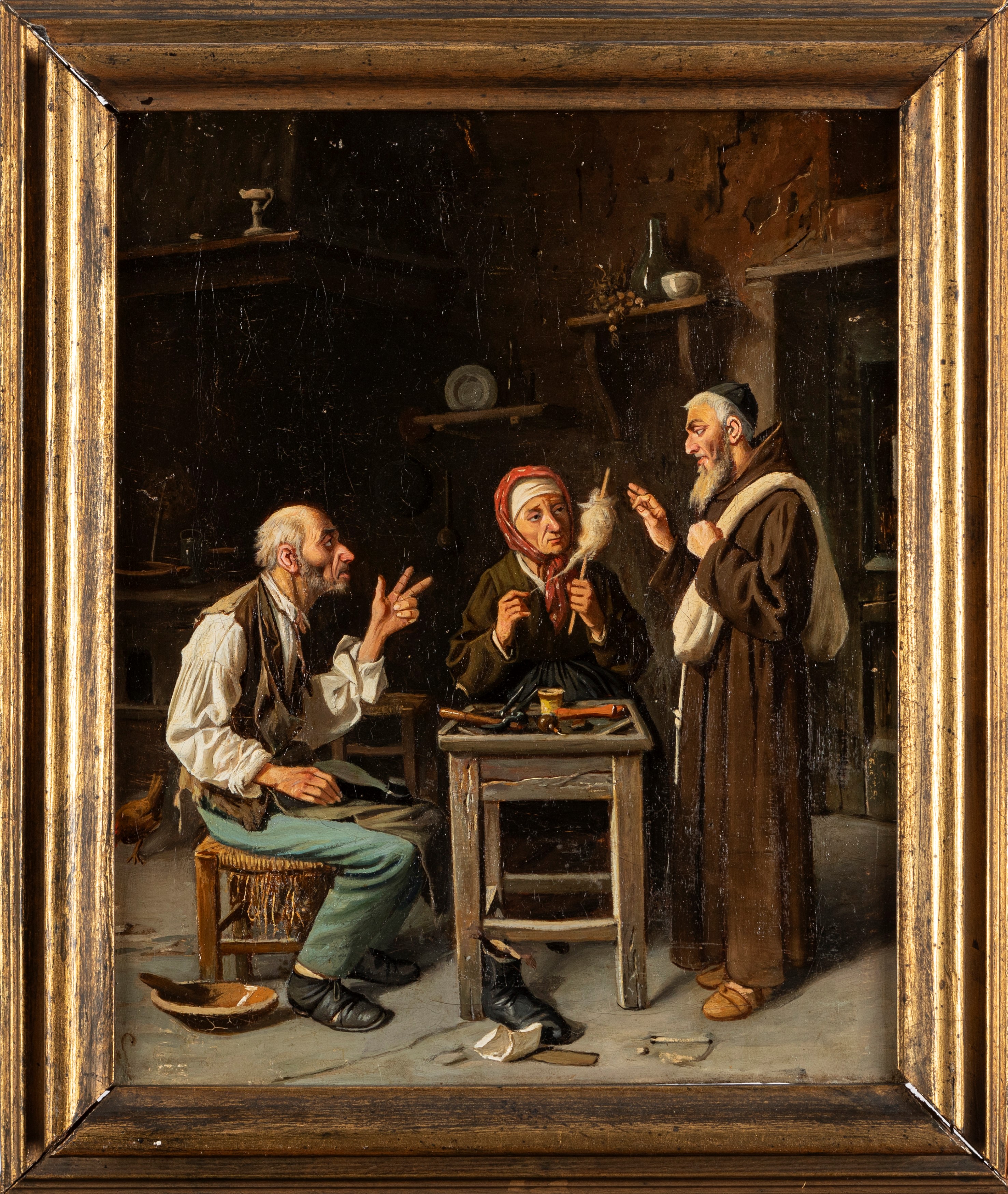 Scuola del Secolo XIX - La Visita