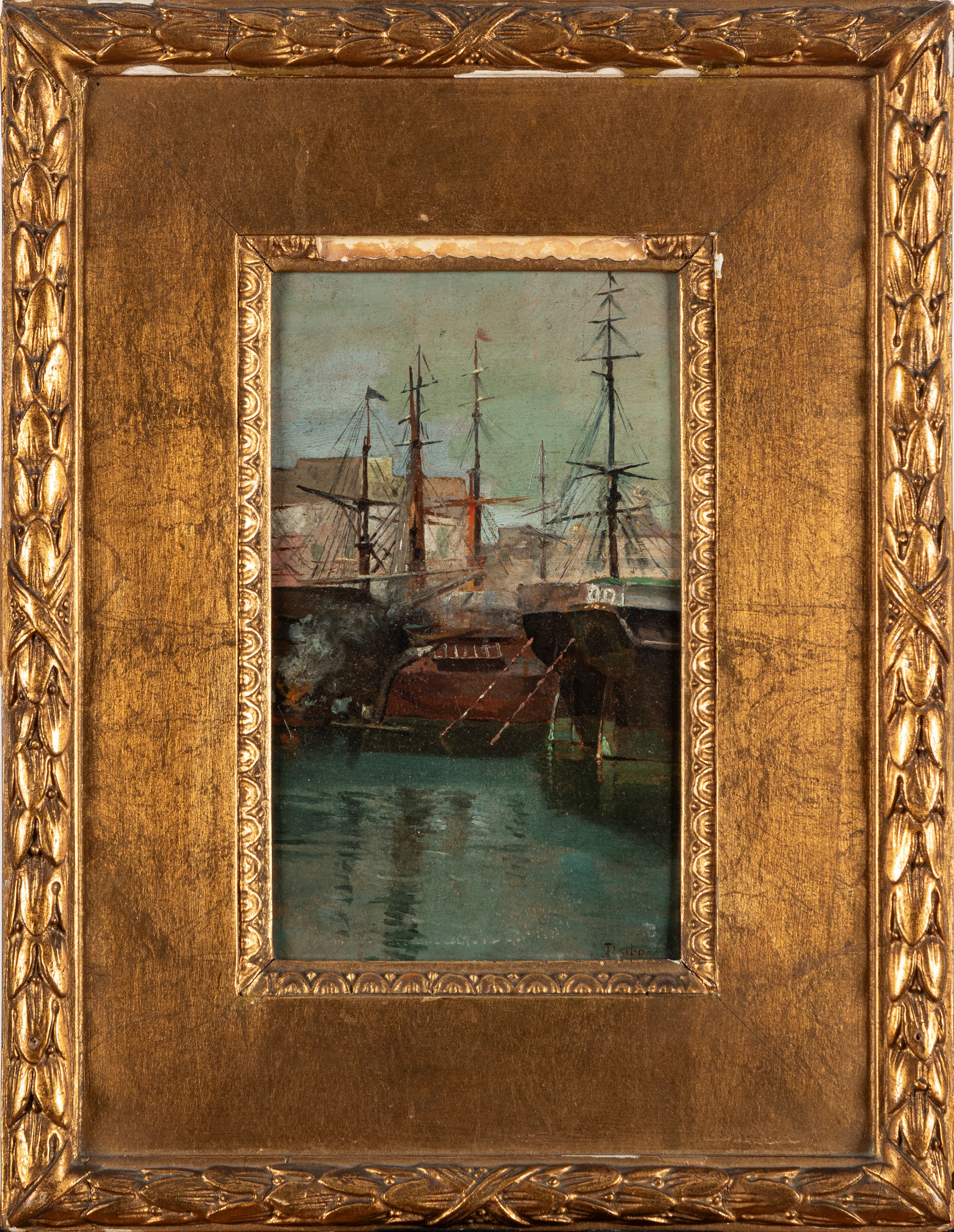 Edoardo Dalbono - Velieri al Porto