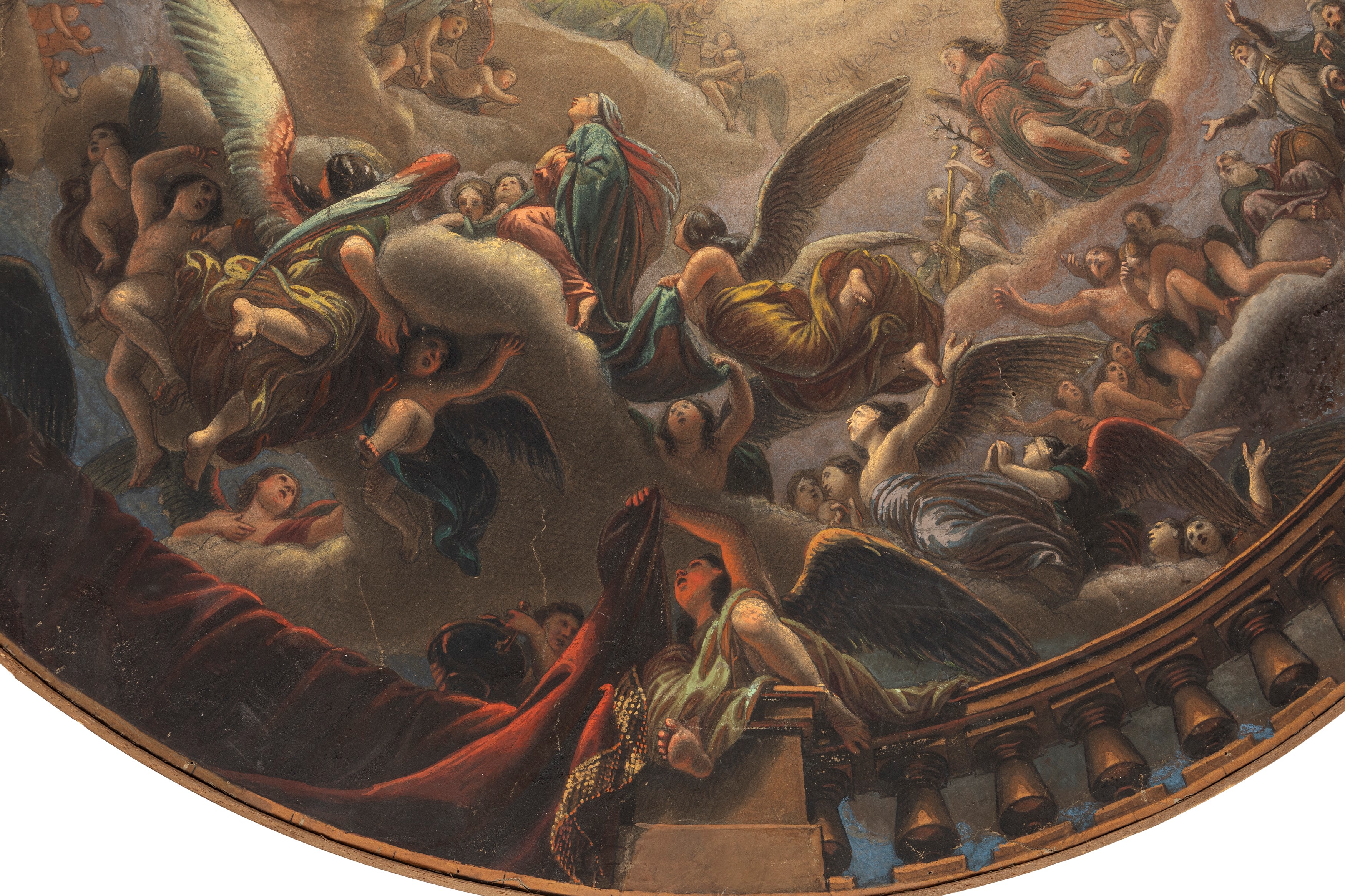 Enrico Scuri - Gloria di Maria (modello per la Cupola del Duomo di Bergamo)