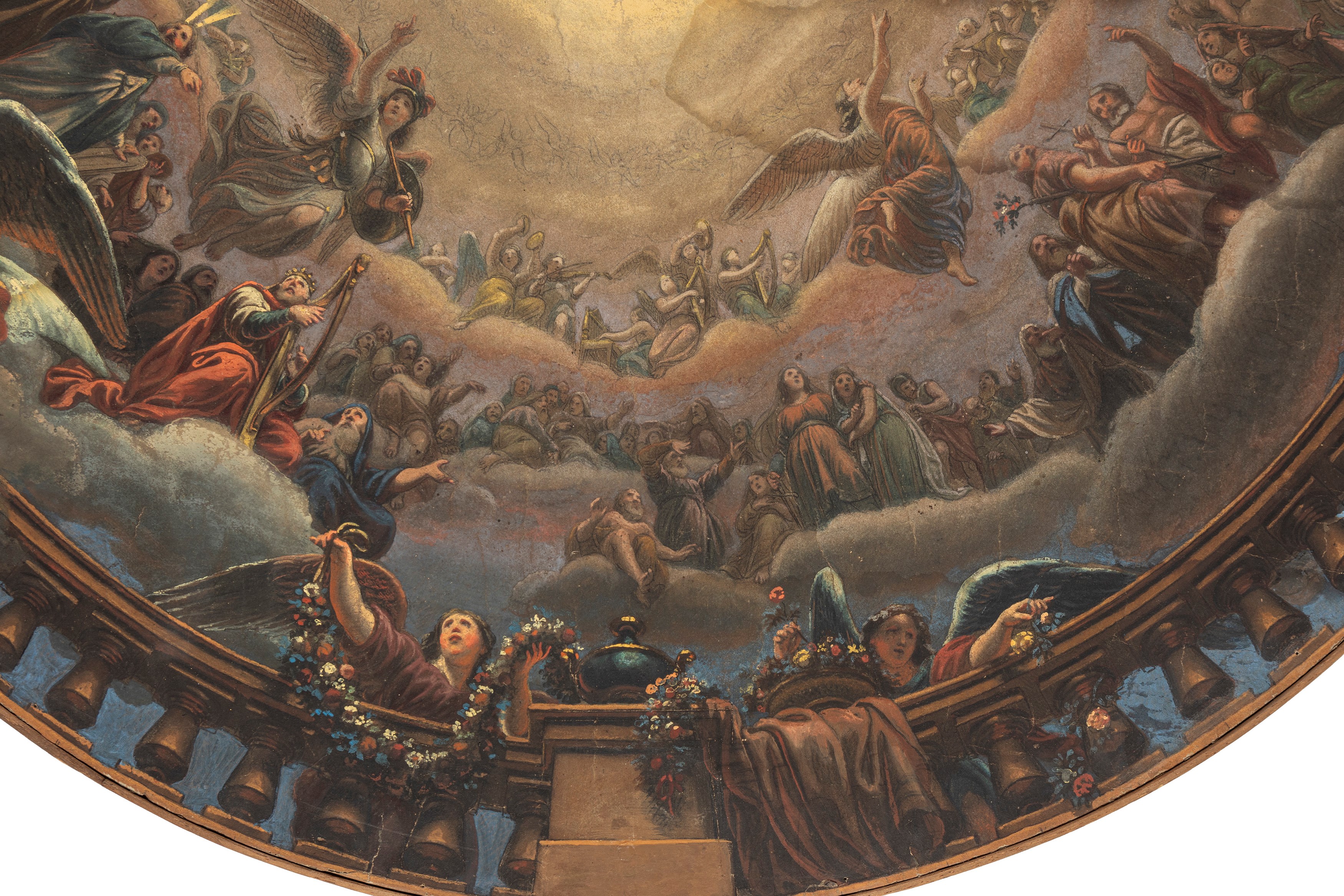 Enrico Scuri - Gloria di Maria (modello per la Cupola del Duomo di Bergamo)