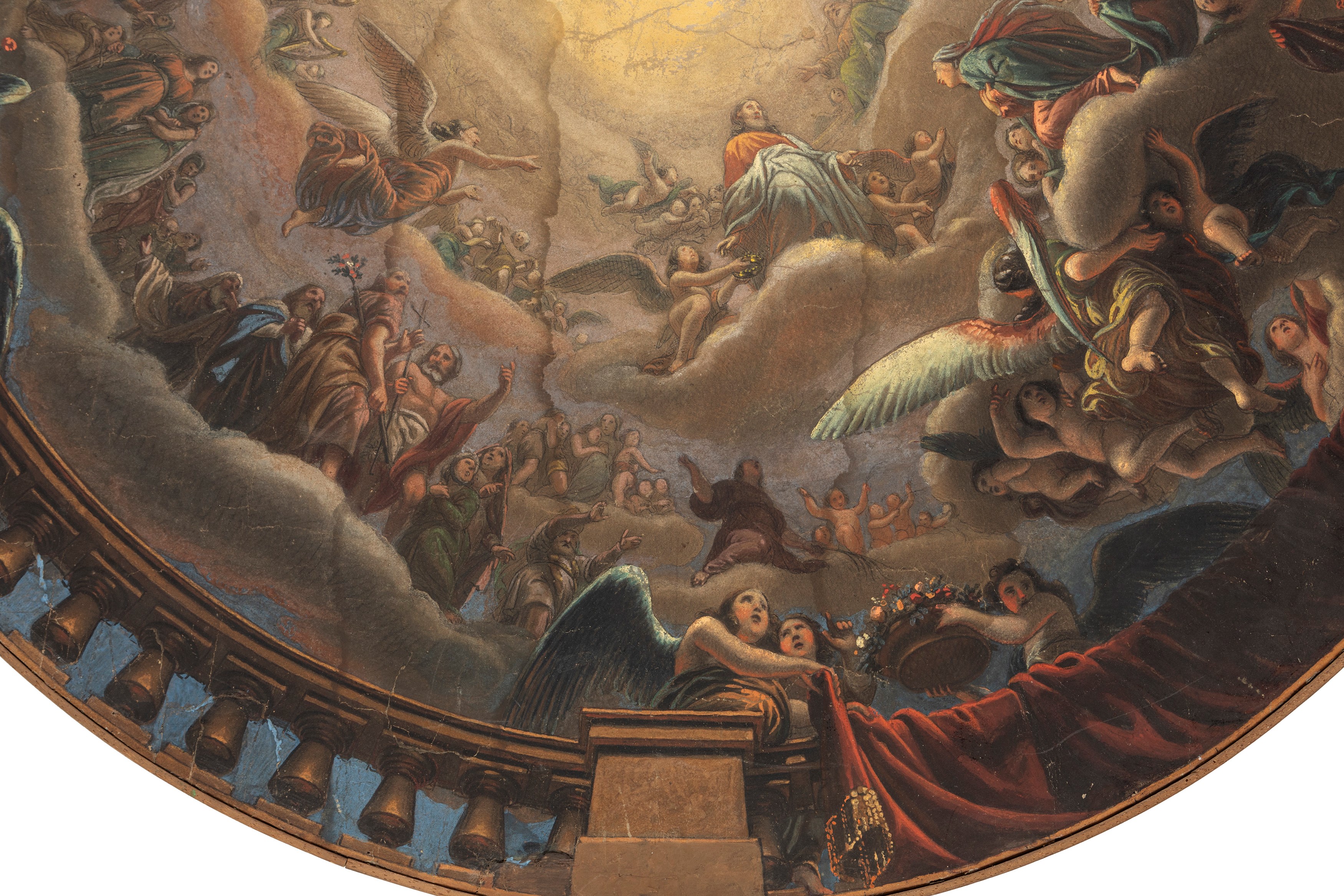 Enrico Scuri - Gloria di Maria (modello per la Cupola del Duomo di Bergamo)