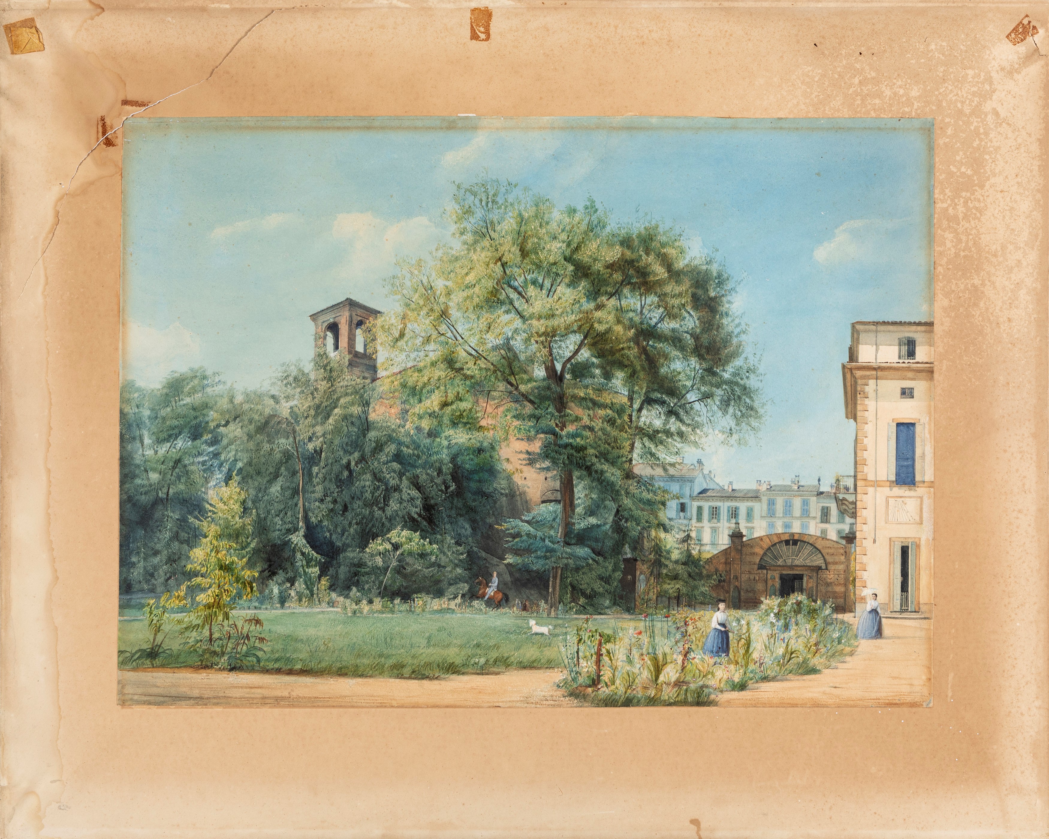 Giuseppe Bisi - Veduta di Milano