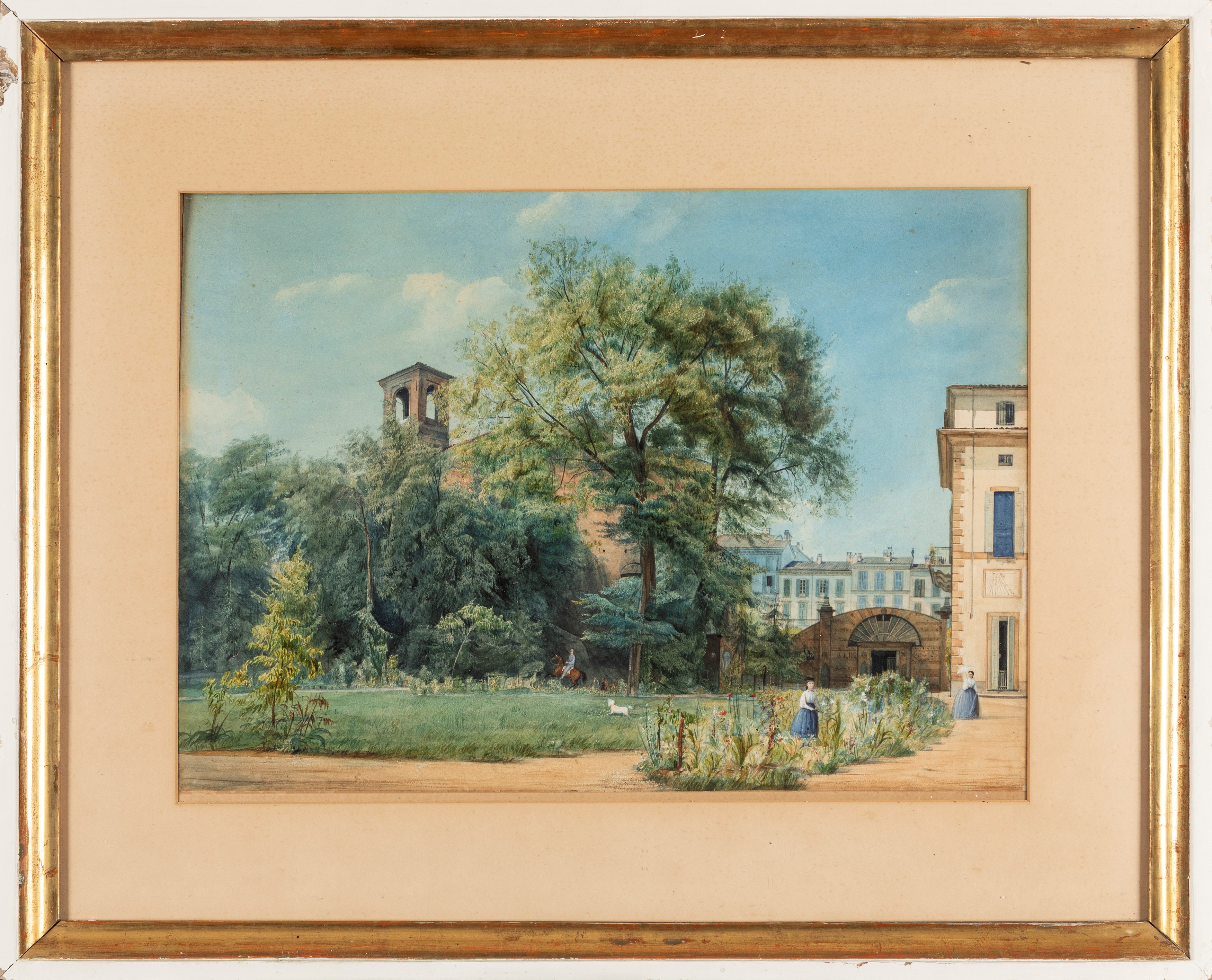Giuseppe Bisi - Veduta di Milano