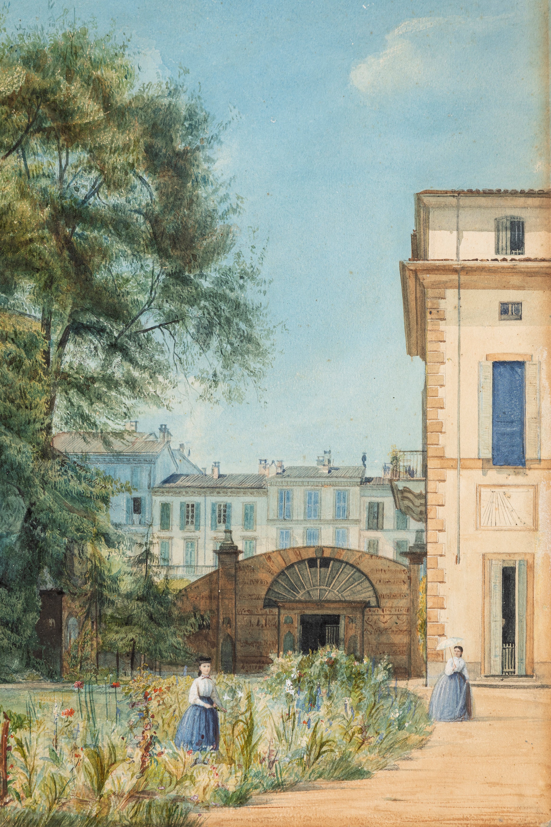 Giuseppe Bisi - Veduta di Milano
