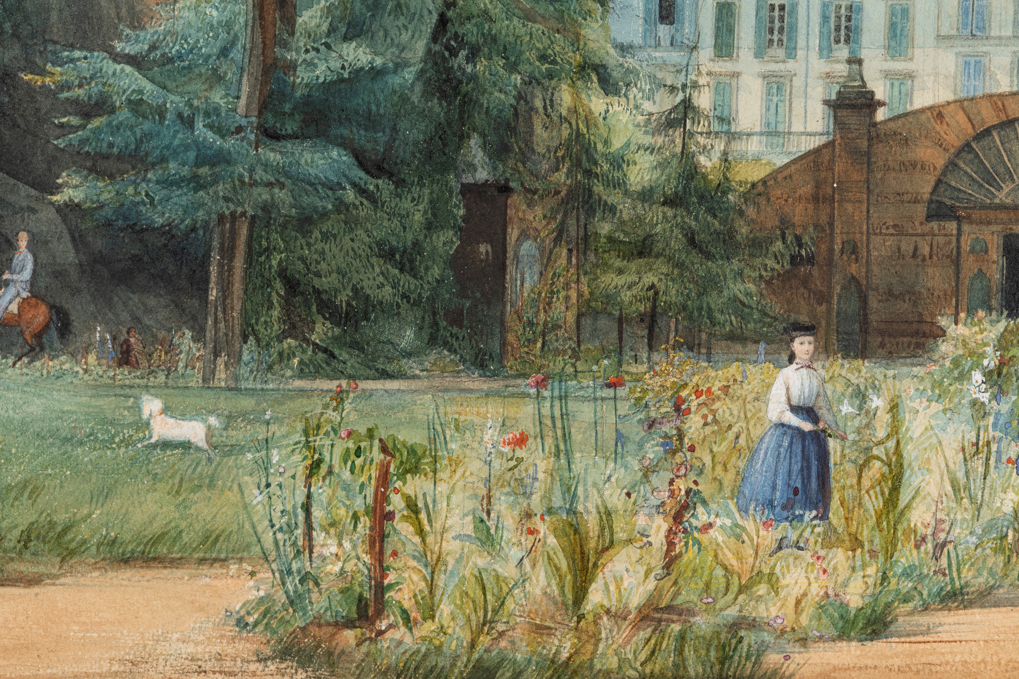 Giuseppe Bisi - Veduta di Milano