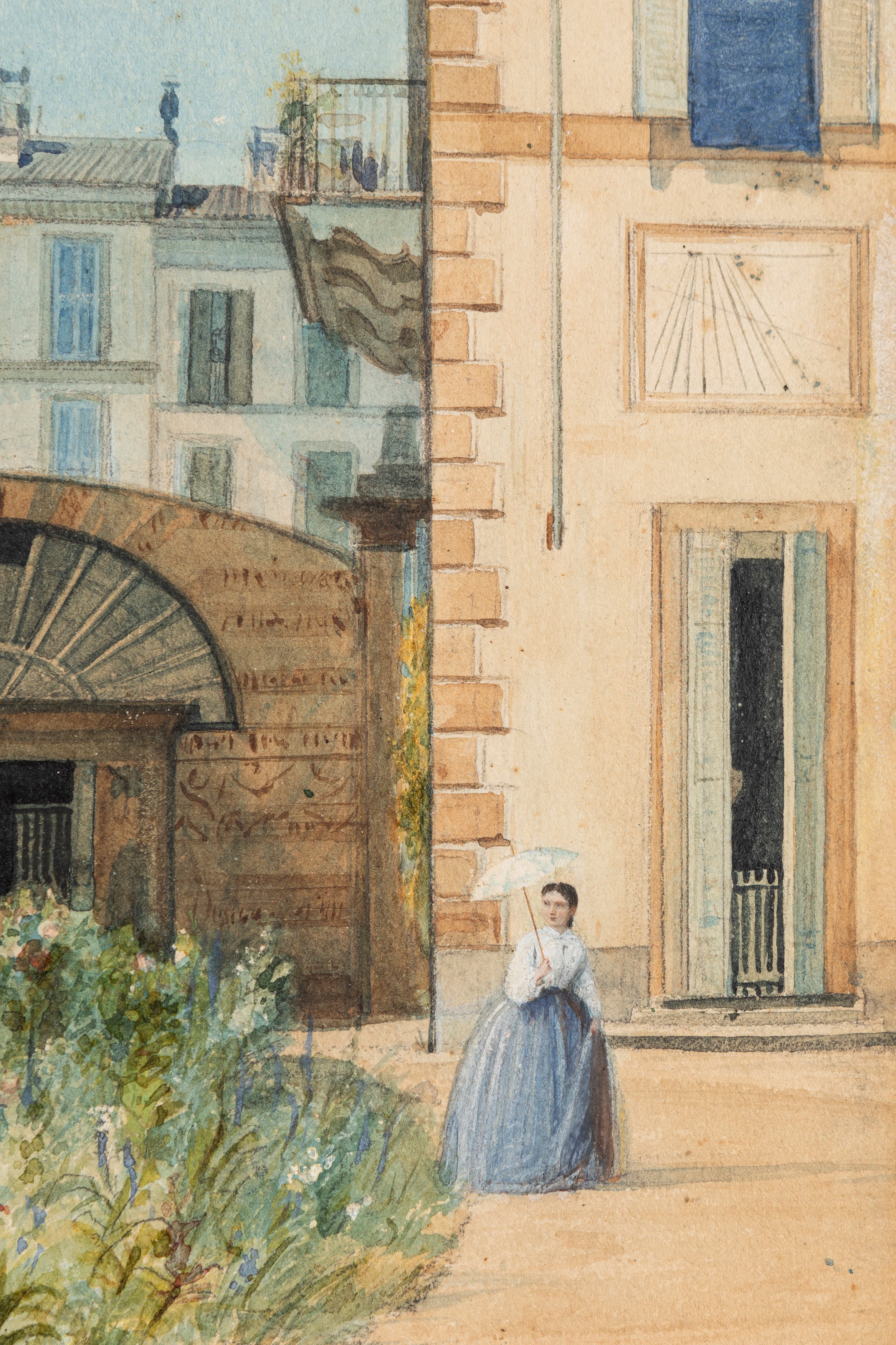 Giuseppe Bisi - Veduta di Milano