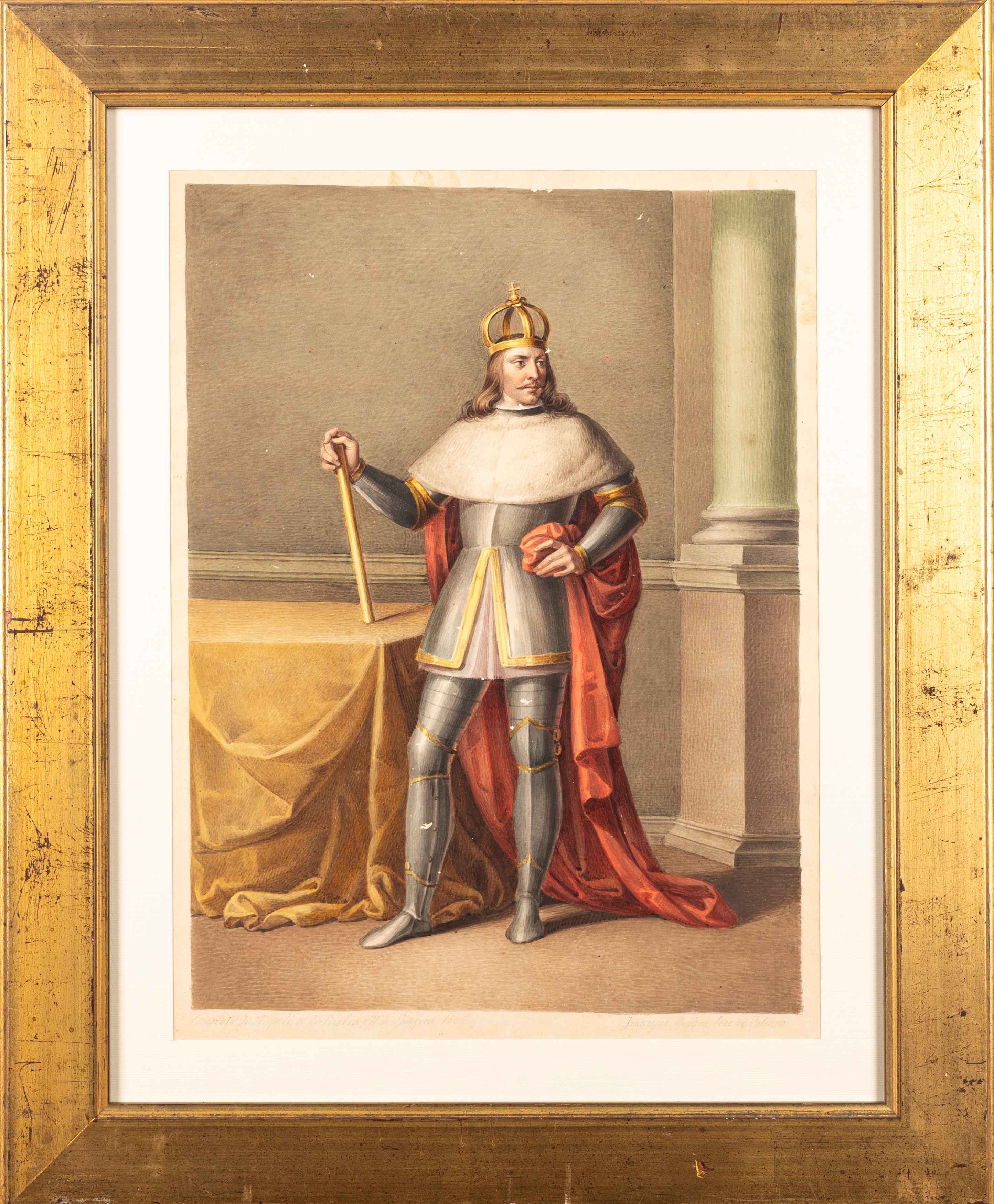 Francesco Paderni (attivo nel Secolo XIX) - Carlo IV di Napoli