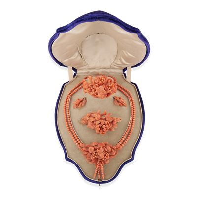 Parure in Corallo