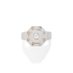 Anello con diamante