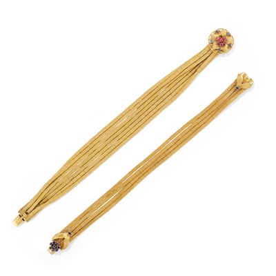 Due Bracciali con Pietre di Colore