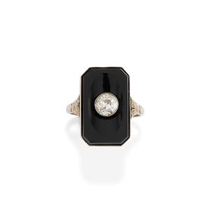 Anello con diamante