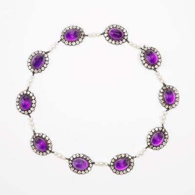 Collana con Ametiste
