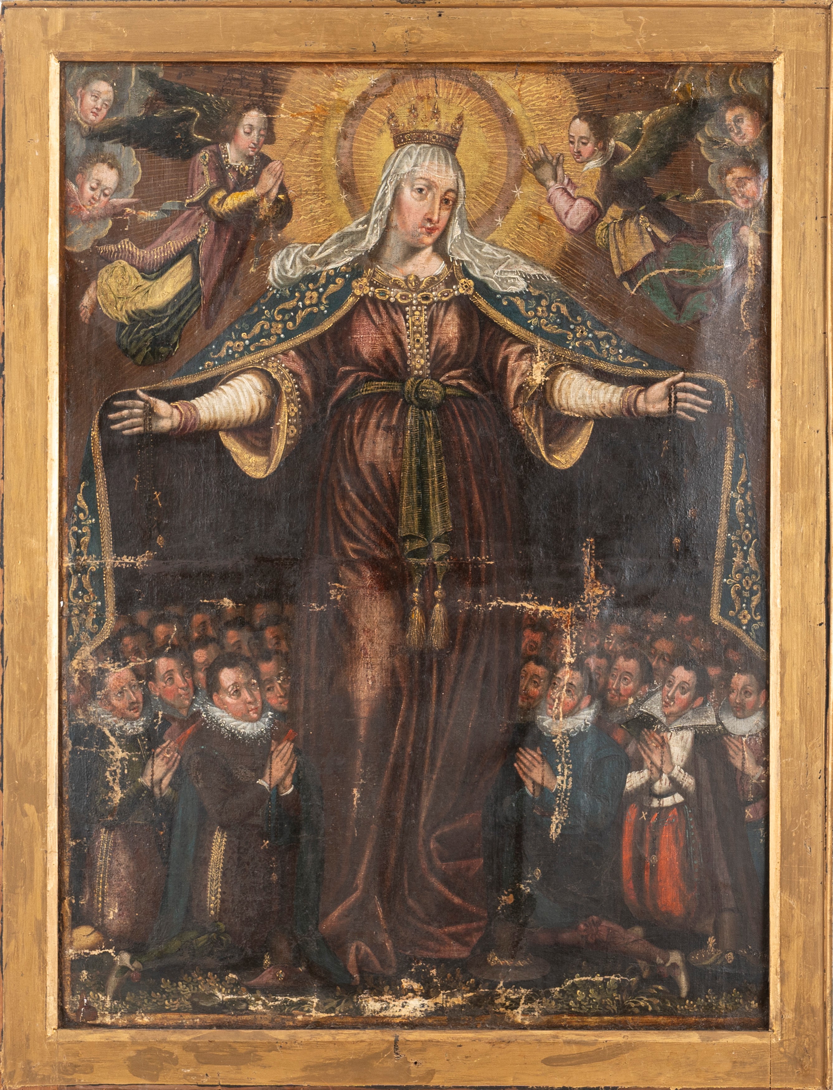 Stendardo a due facce raffigurante Immacolata Concezione e Madonna della Misericordia