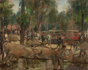 Barbisan Giovanni - Cow market