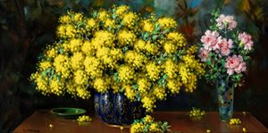 Graziani Alfio Paolo - Mimosas and carnations