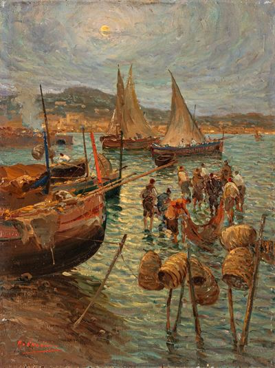 Pescatori al Chiaro di Luna