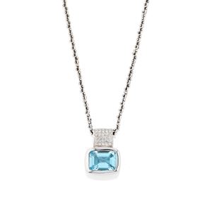 Aquamarine necklace
