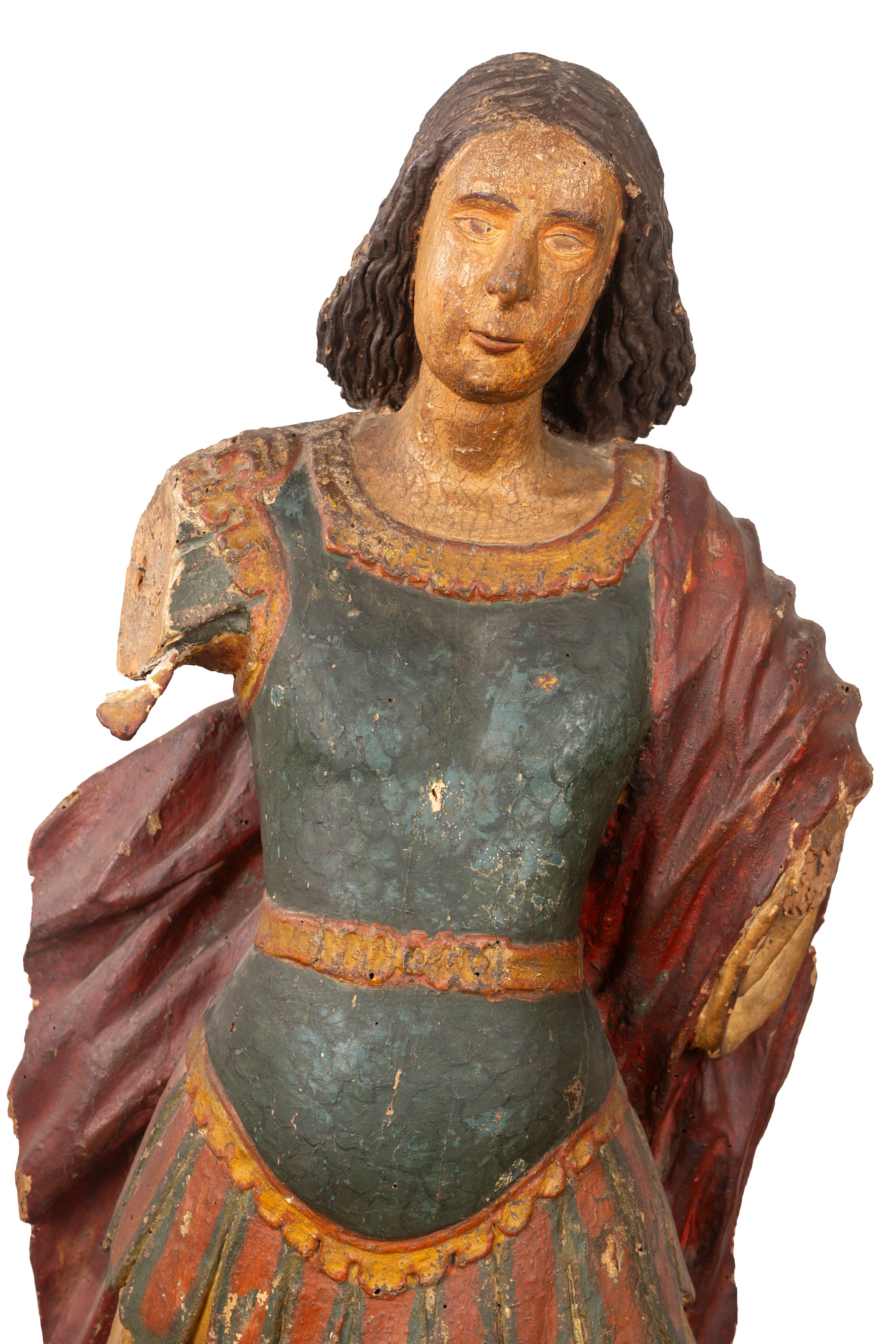 Scuola Italiana, Secoli XVI-XVII - San Michele Arcangelo Schiaccia il Demonio