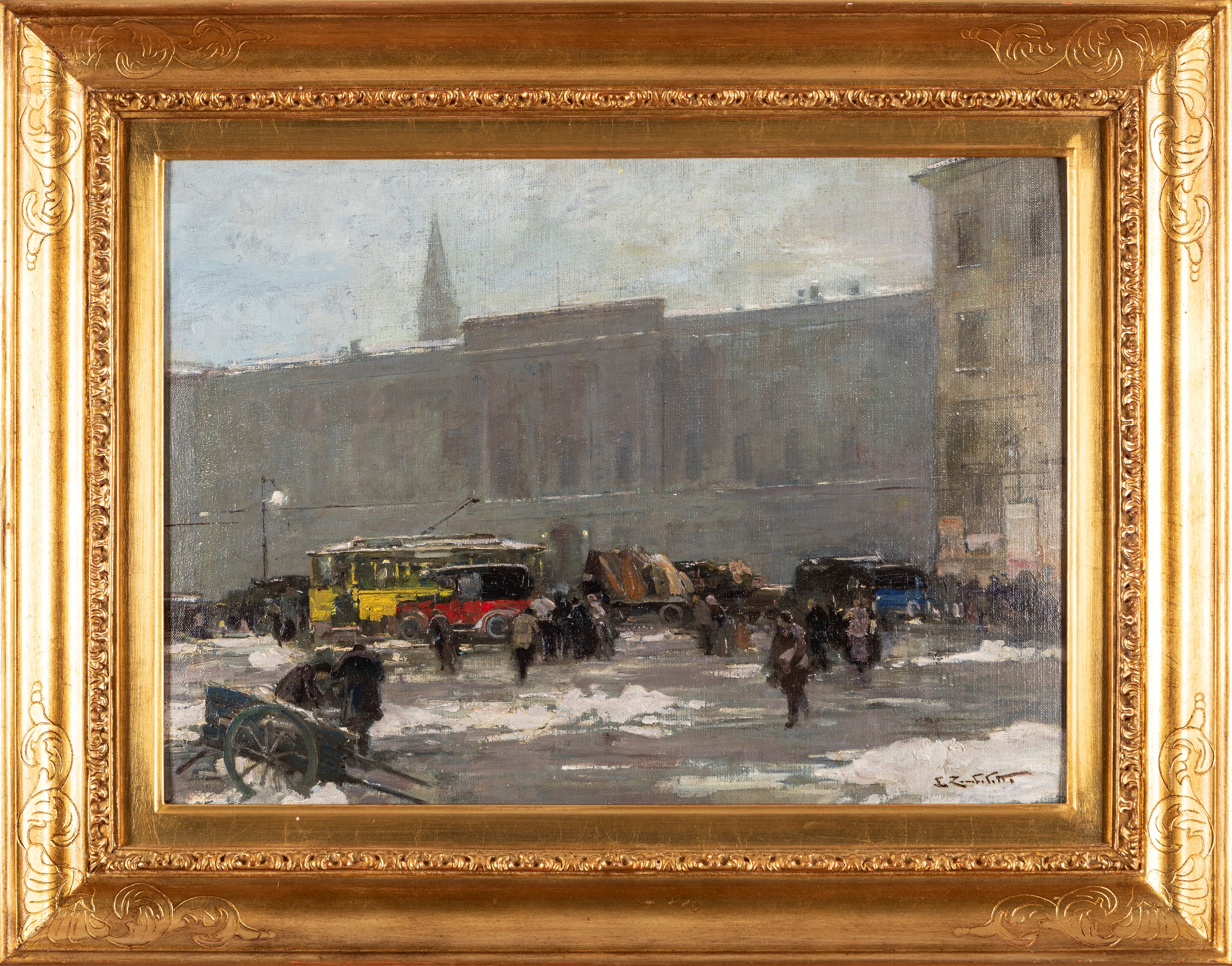 Lodovico Zambelletti - Milano Sotto la Neve