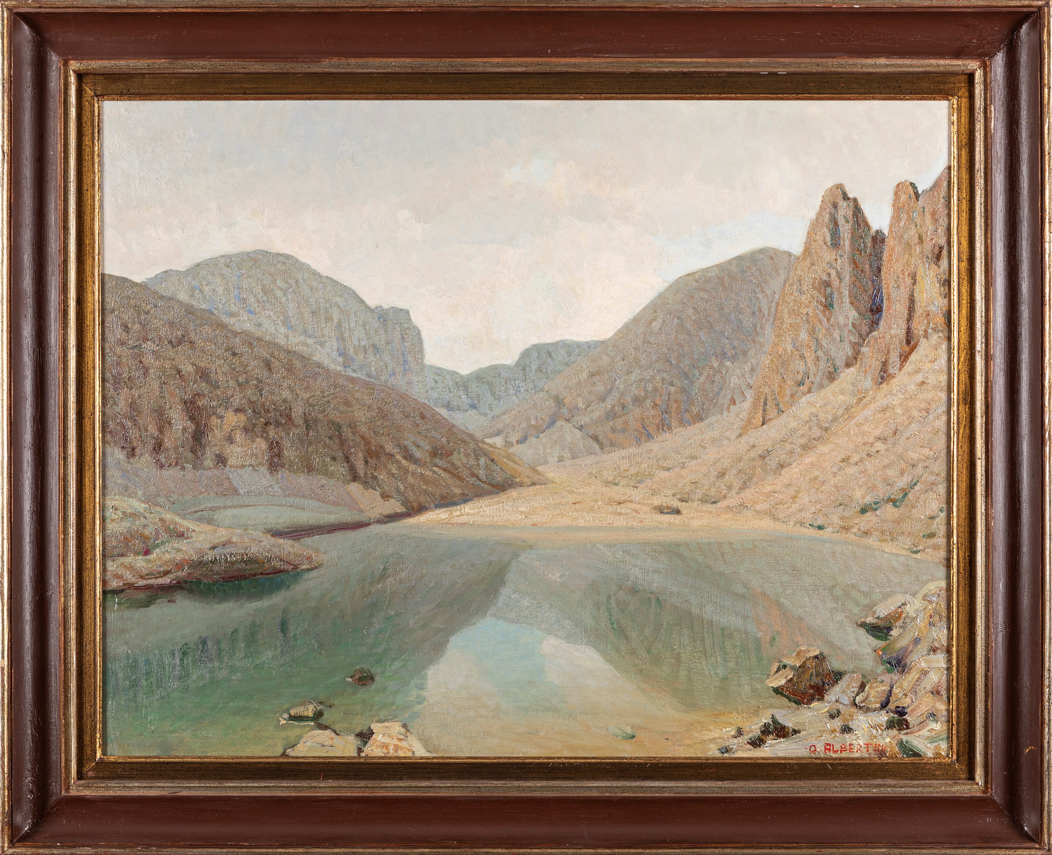 Oreste Albertini - Lago di Antermoia, Dolomiti di Fassa
