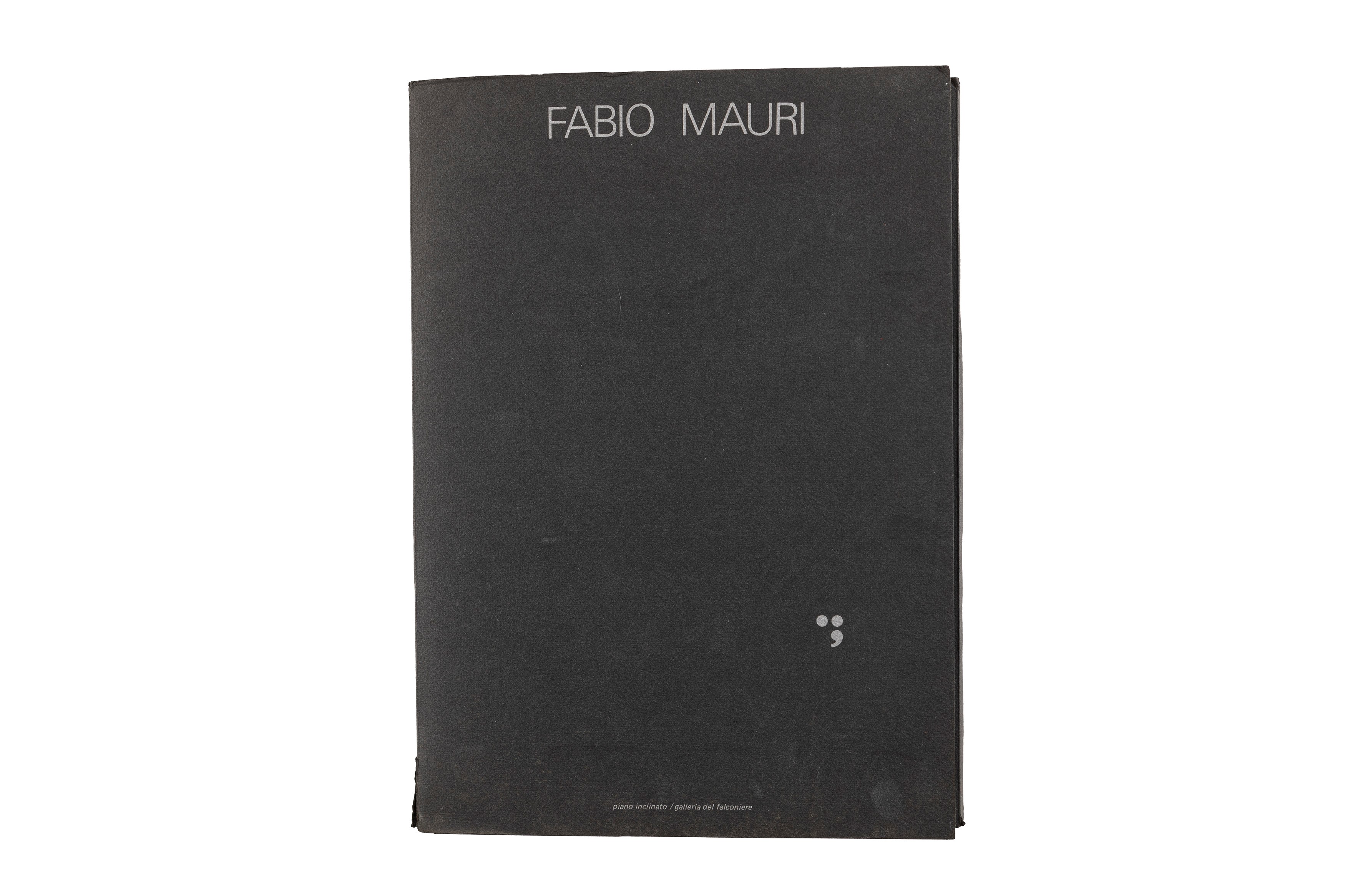 Fabio Mauri - Le proiezioni - piano inclinato, 15 fotolitografie e foglio didascalico
