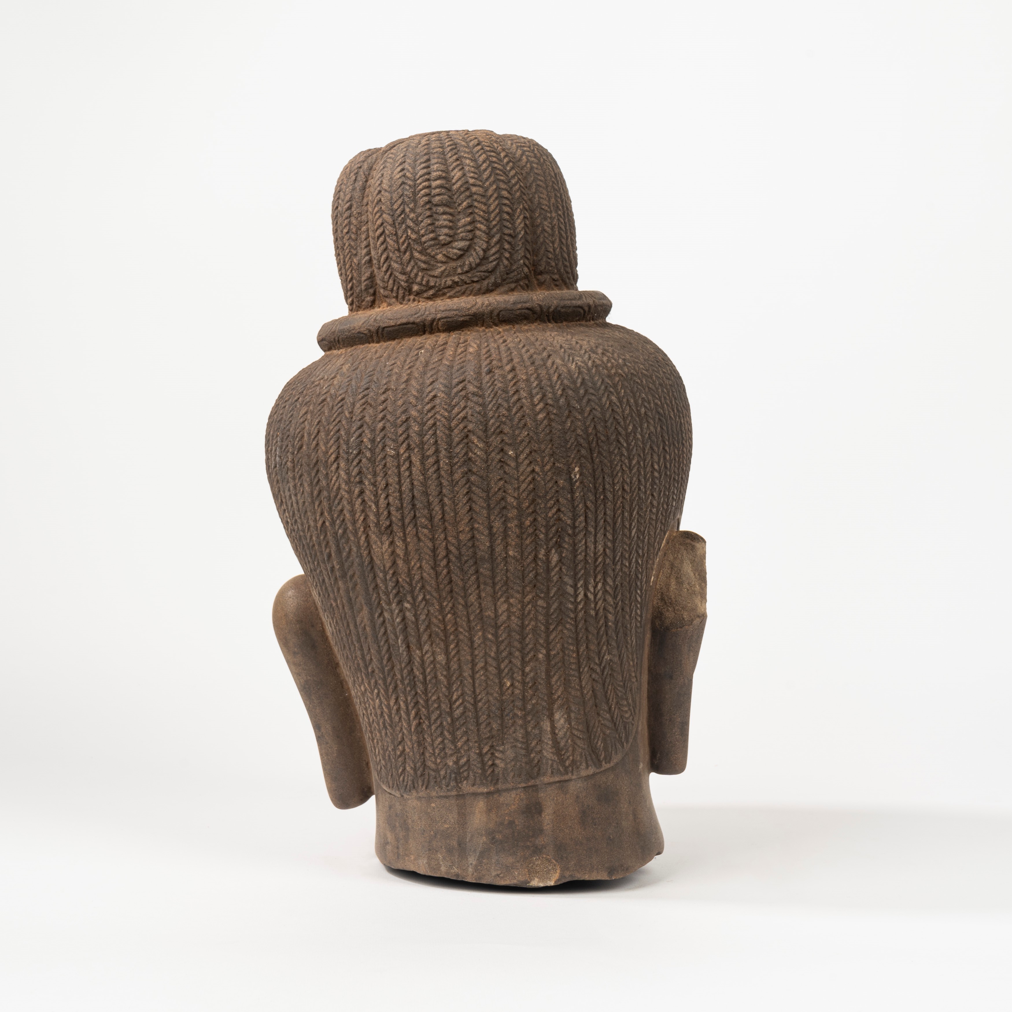 Testa in Pietra in Stile Khmer, Secolo XX