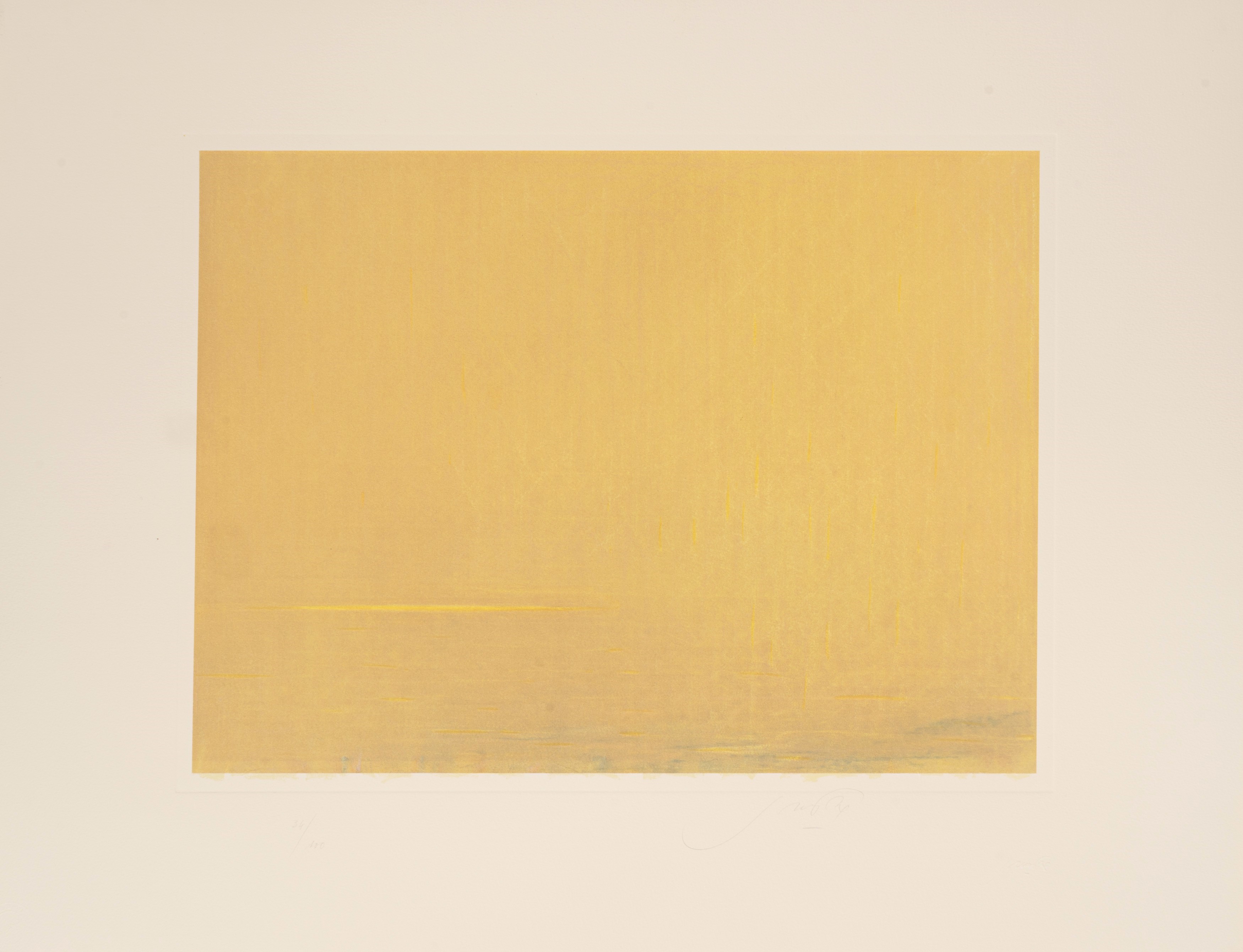 Piero Guccione - Cartella Contenente 3 Litografie a Colori