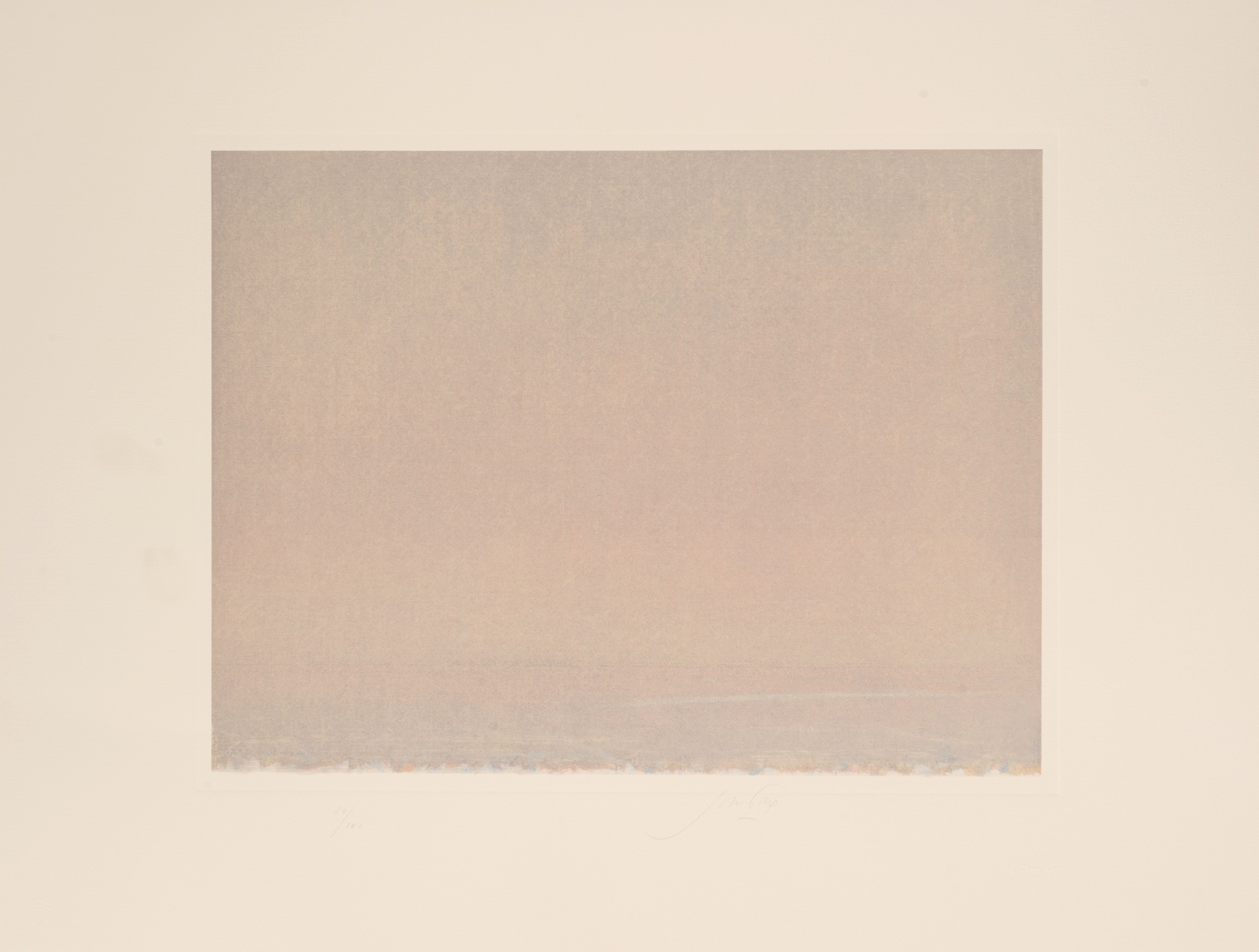 Piero Guccione - Cartella Contenente 3 Litografie a Colori