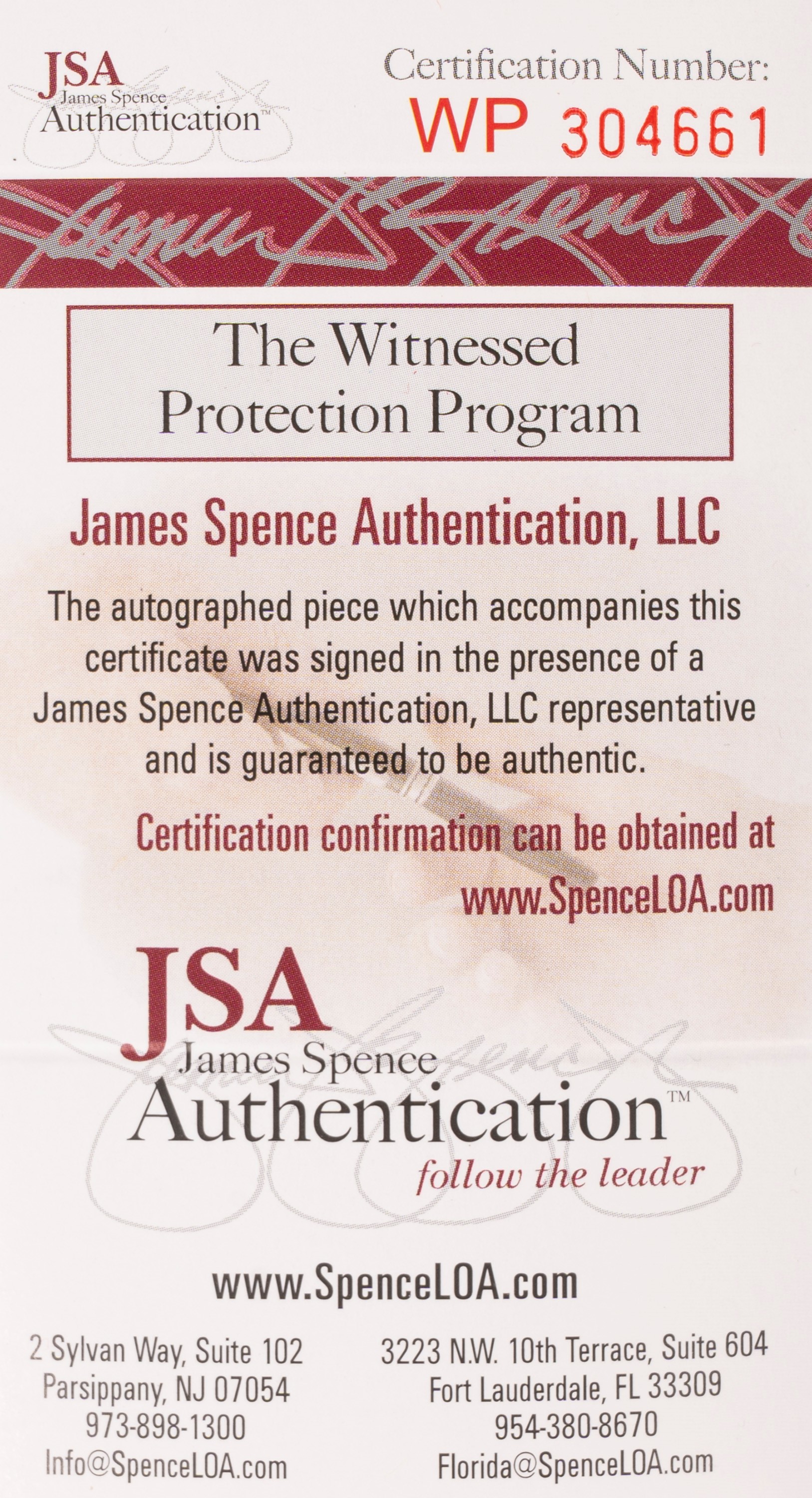 Shaquille O'Neal – Maglia autografata – Los Angeles Lakers – Cert. JSA