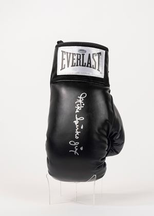  - Mike Spinks - Guantone Boxe firmato – Cert. Schwartz Sports Memorabilia