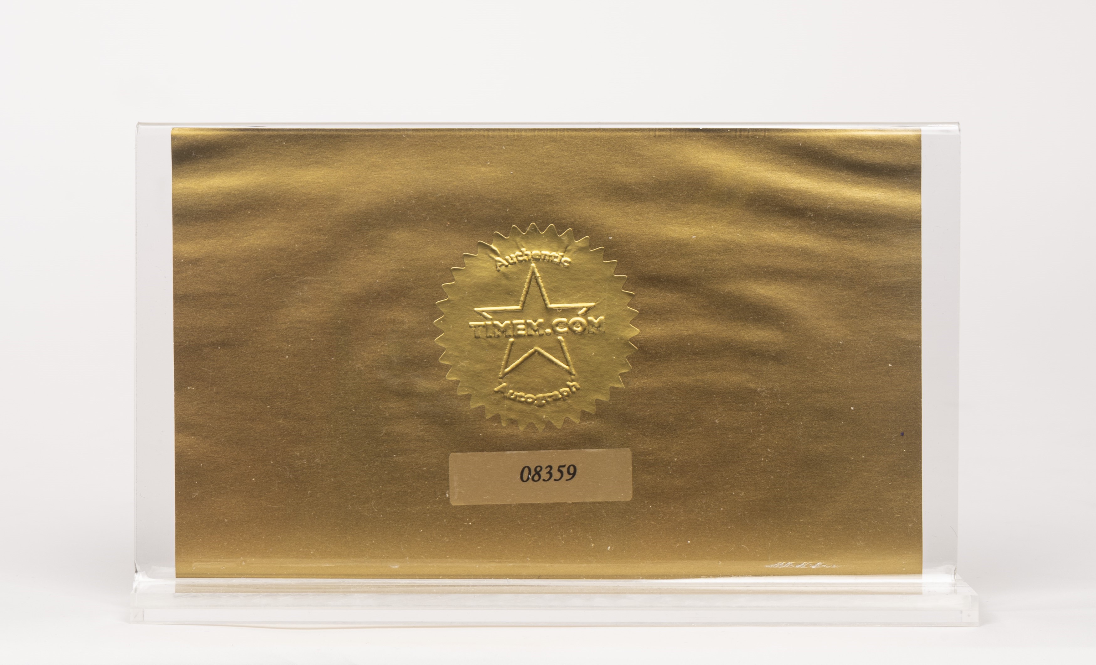 Paris Themmen - Willy Wonka - Biglietto D'oro Autografato