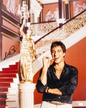 Al Pacino – Poster autografato – Scarface – 41x51 cm (16”x20” inch) - Cert. Celebrity Authentics