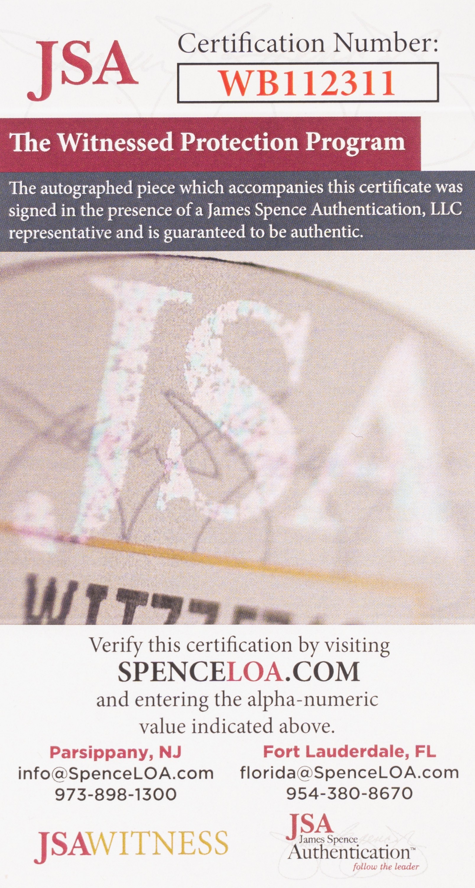 Jennie Garth – Unifome Autografata - Beverly Hills 90210 – Cert. Jsa