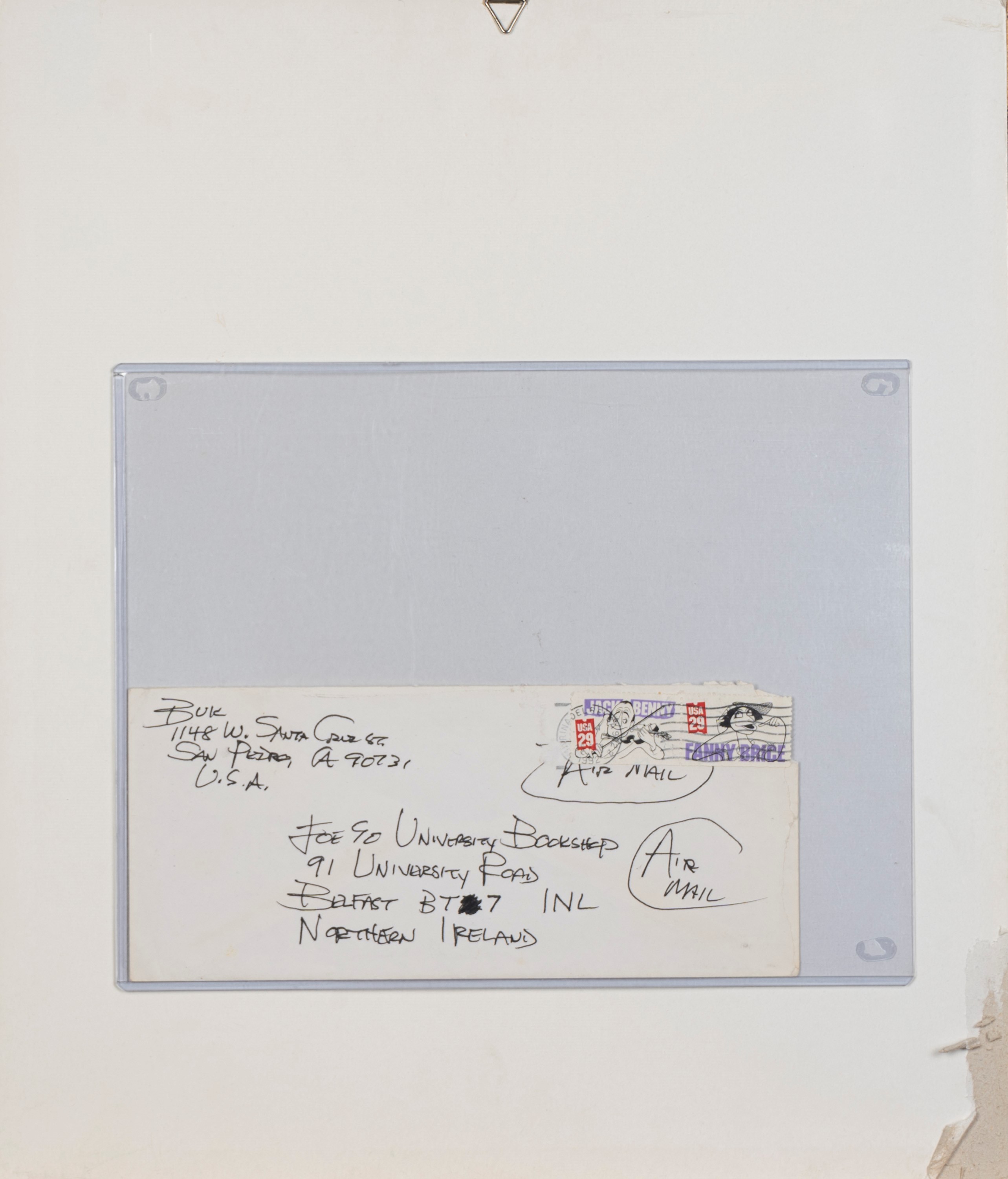 Charles Bukowski – Lettera Autografata e con Disegni Originali – con la Busta di Spedizione – in ...