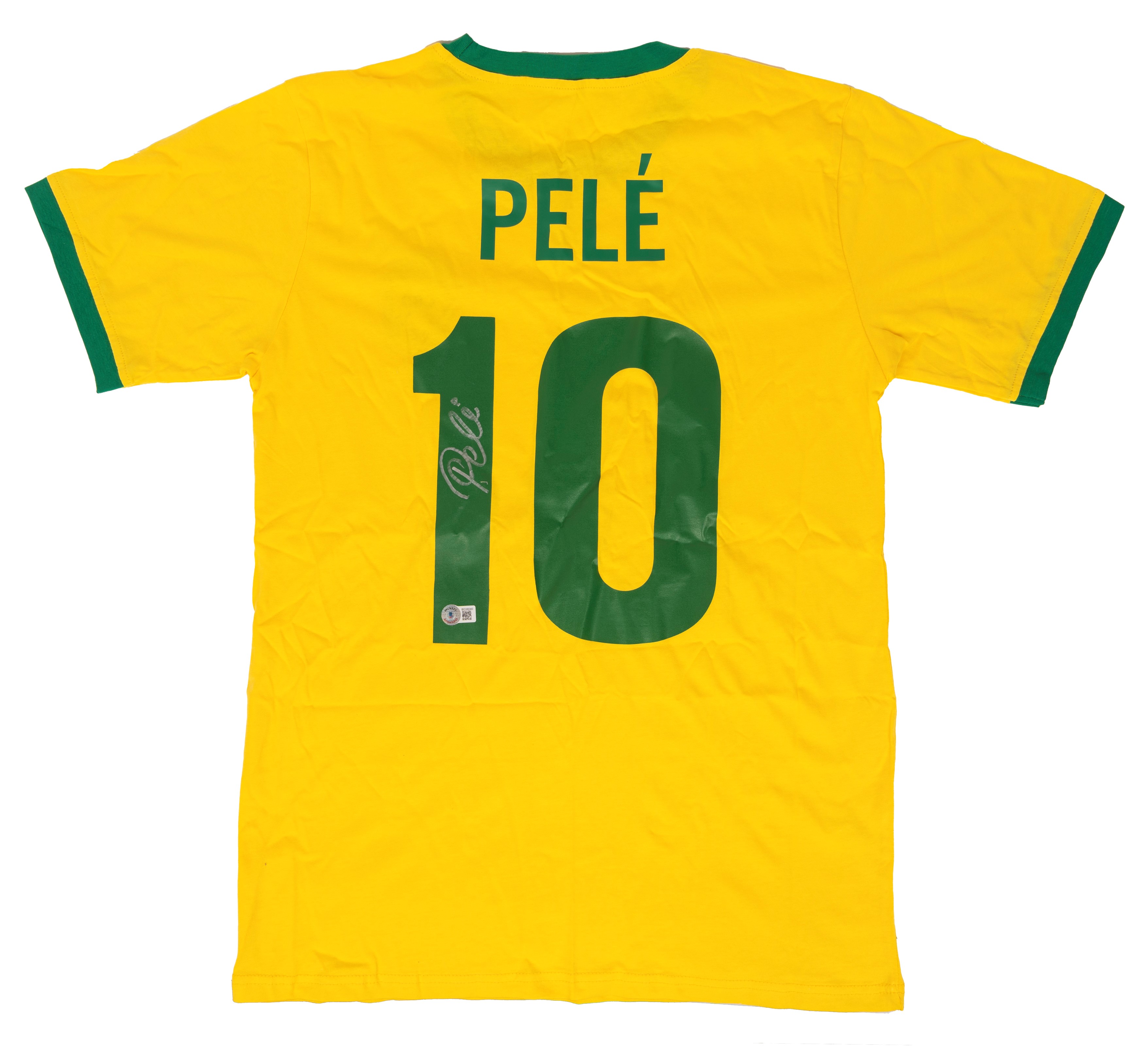 Pelé – Maglia autografata – Brasile – Cert. Beckett